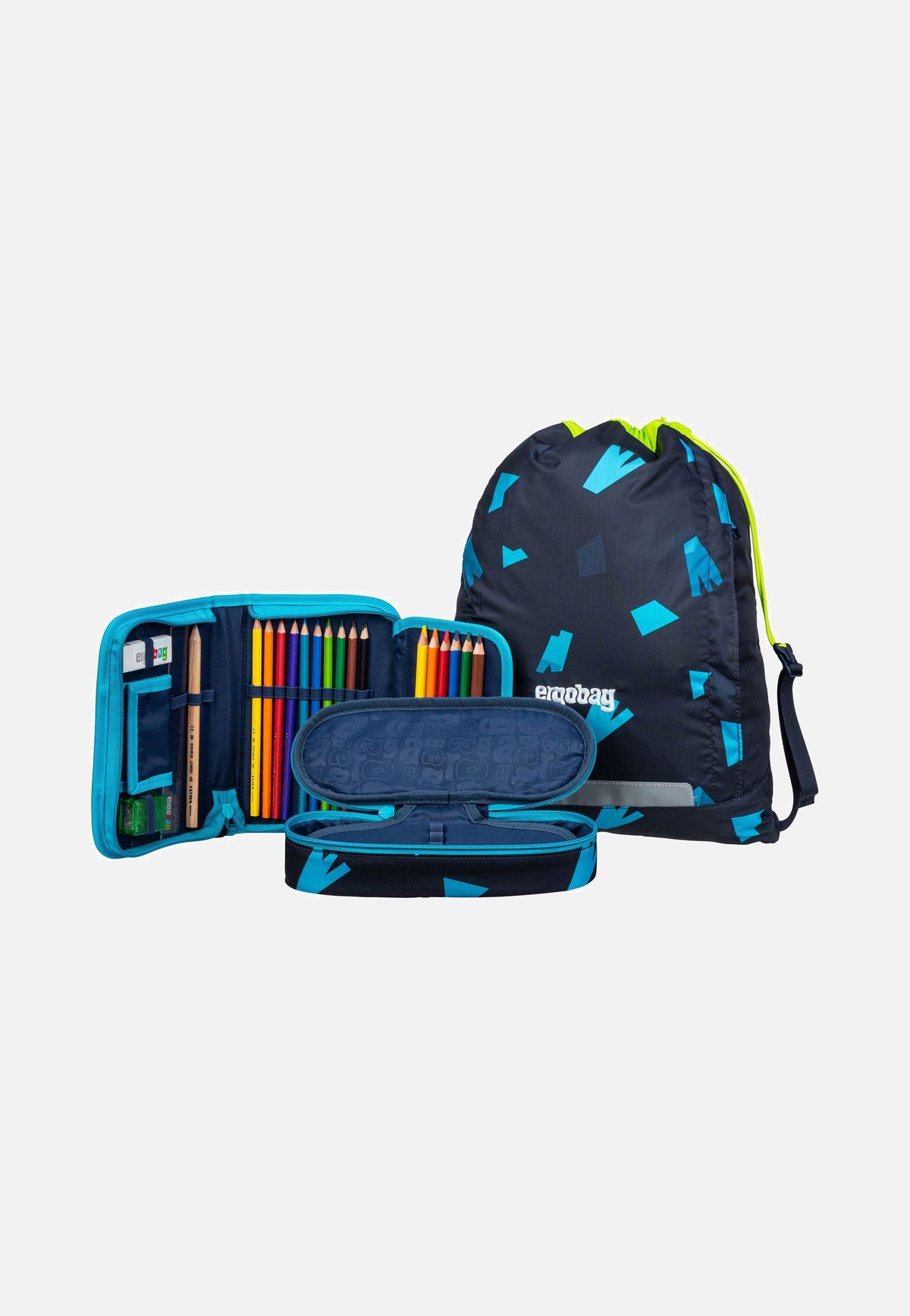 ergobag cubo light Set VerfolgBärjagd School Bag