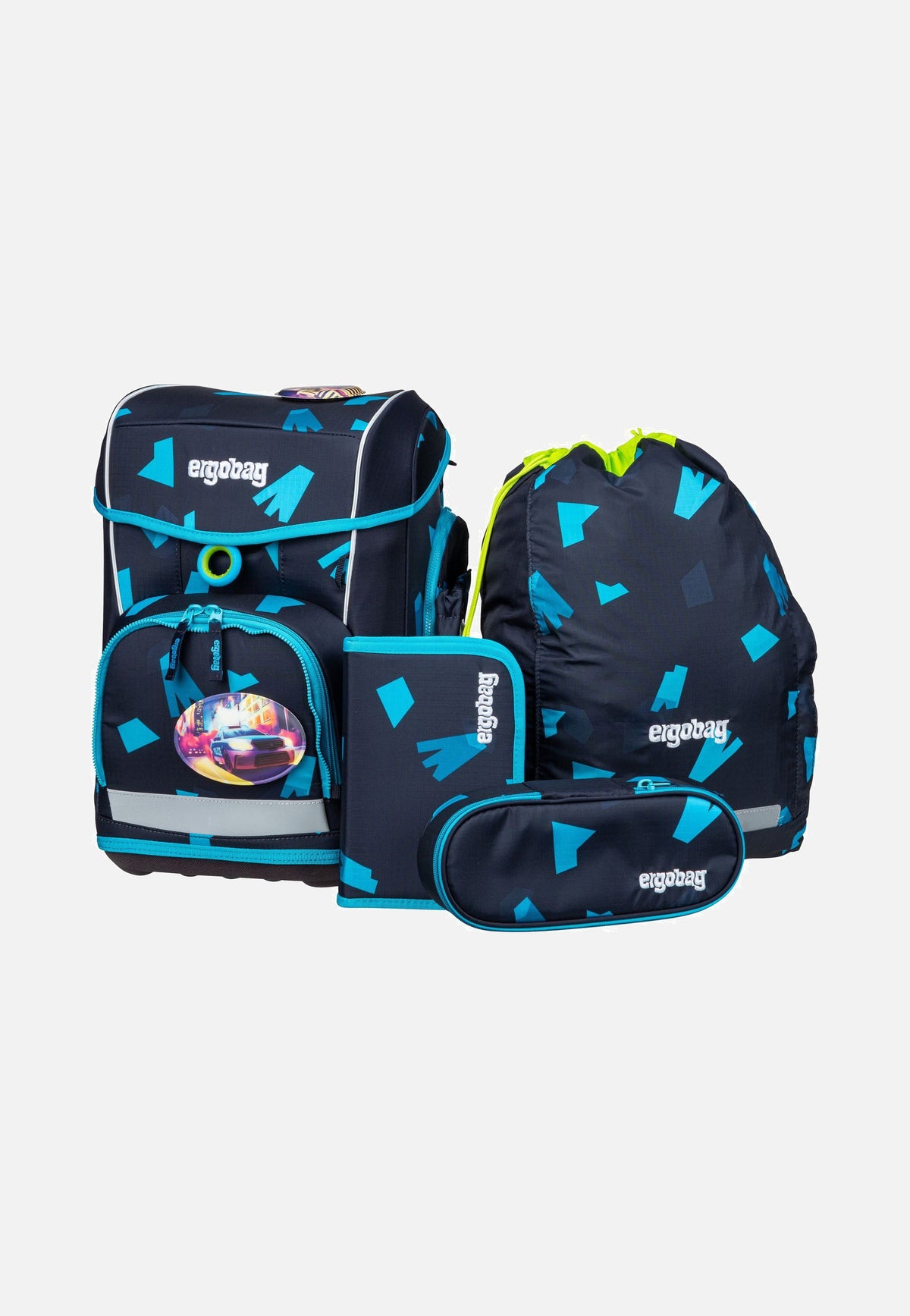 ergobag cubo light Set VerfolgBärjagd School Bag