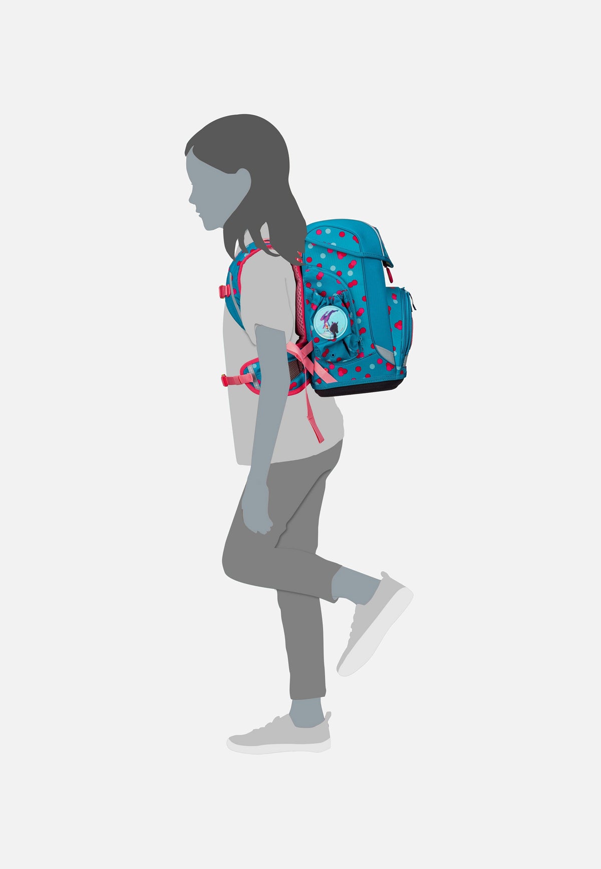 ergobag cubo light Set VerfolgBärjagd School Bag