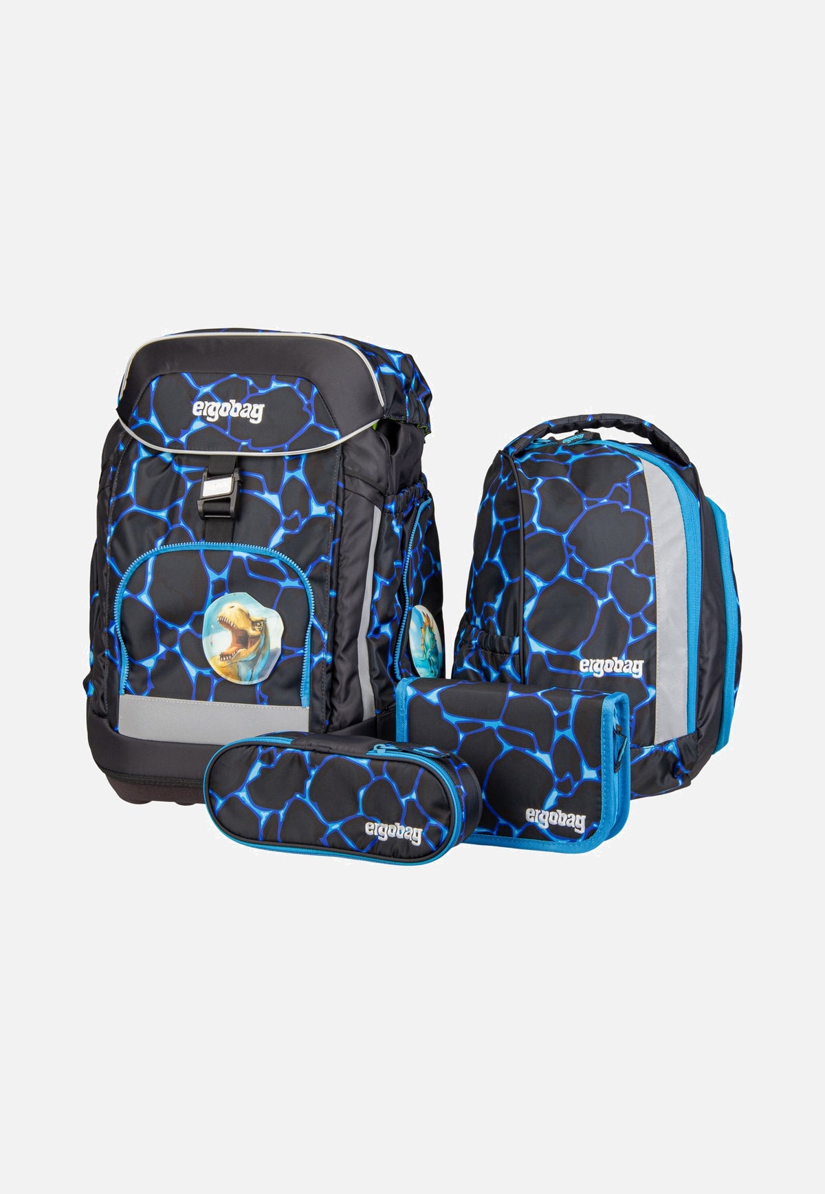 ergobag maxi Set COLOR FLASH Bärassic Garden Bolsa para la escuela
