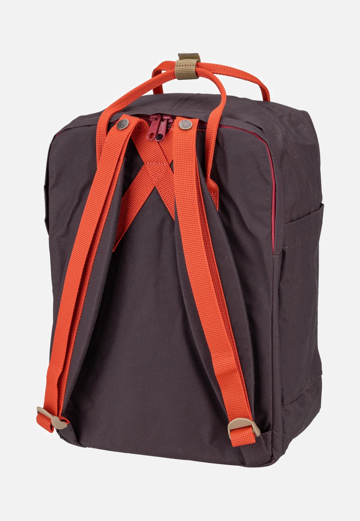 Fjällräven Kanken Koncept Laptop 15" Black Oak/Rowan Red Rugtassen