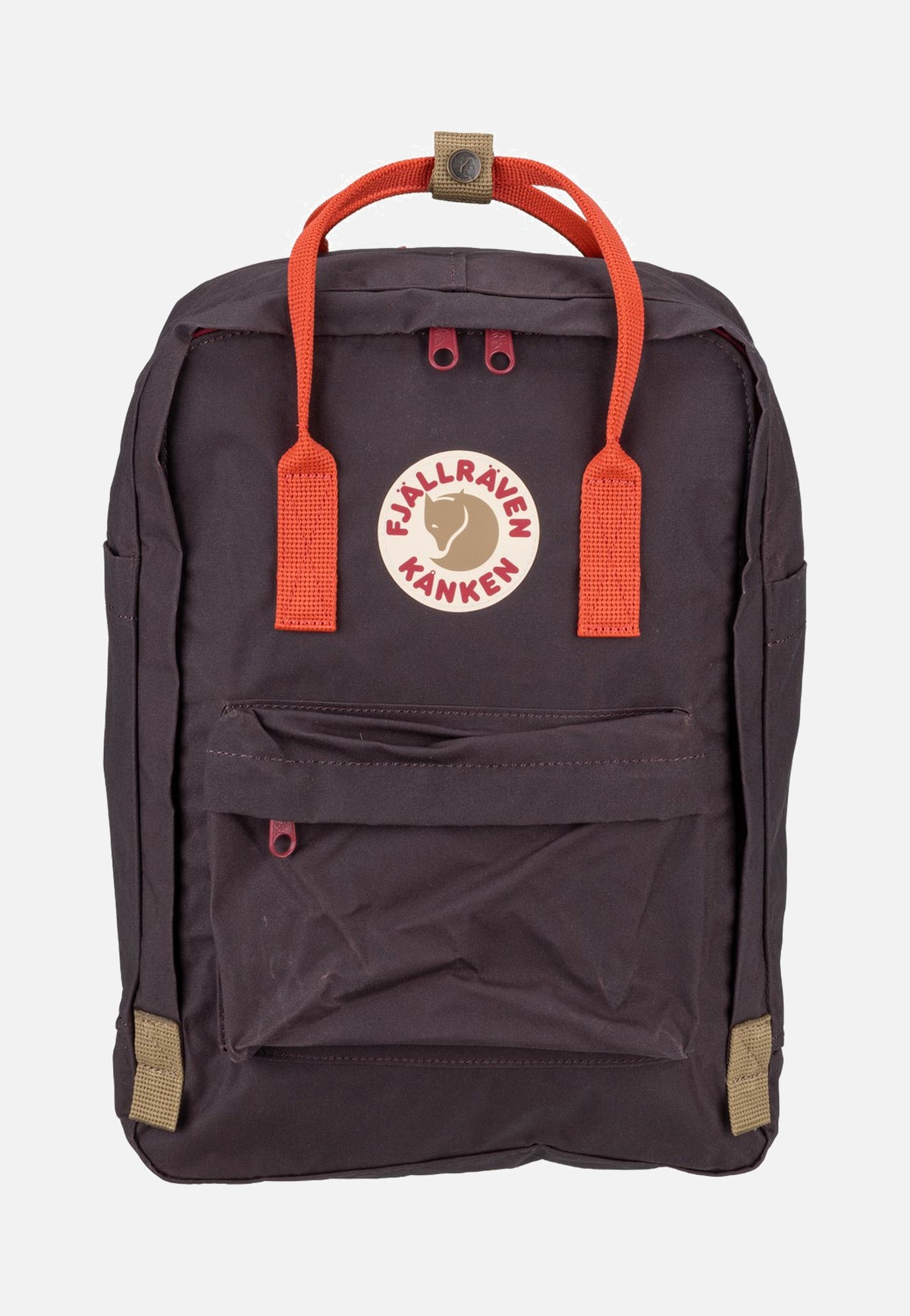 Fjällräven Kanken Koncept Laptop 15" Black Oak/Rowan Red Rugtassen