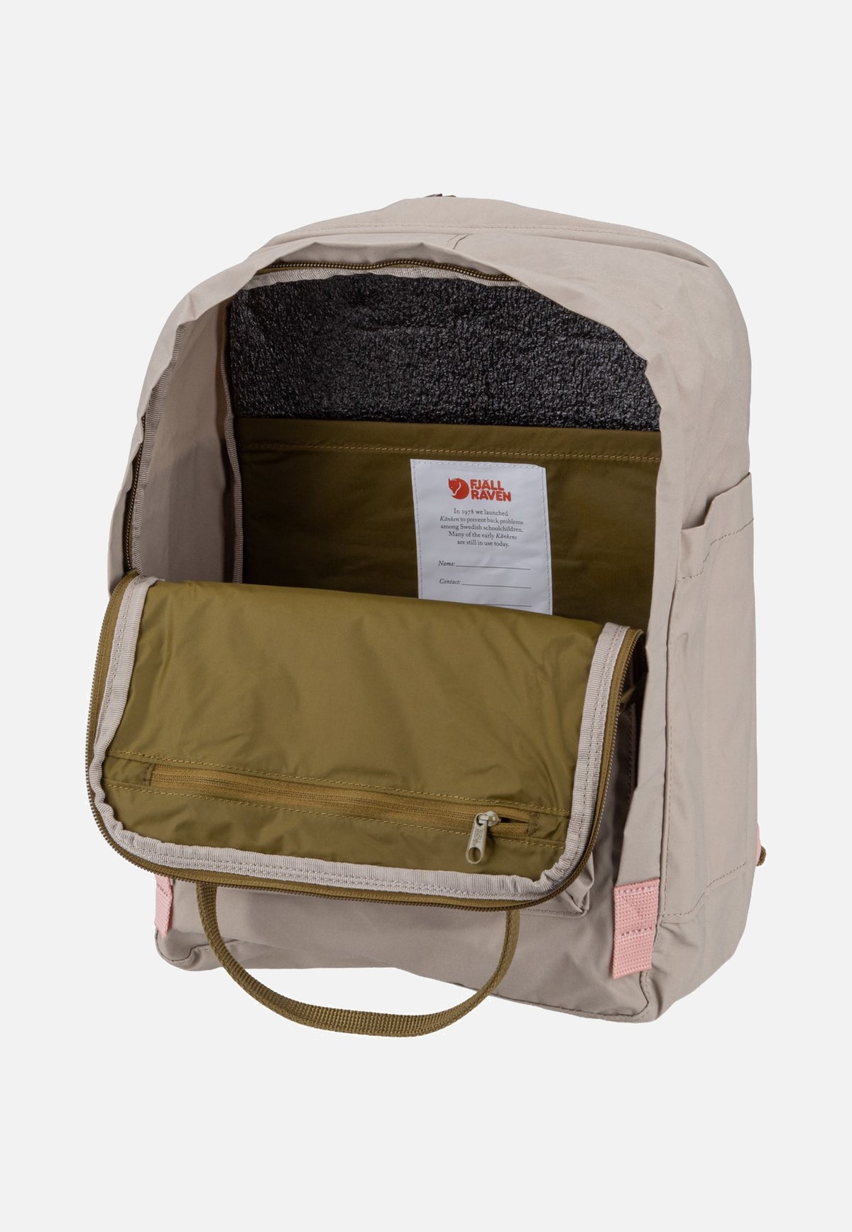 Fjällräven Kanken Koncept Laptop 15" Fossil/Foliage Green Backpack