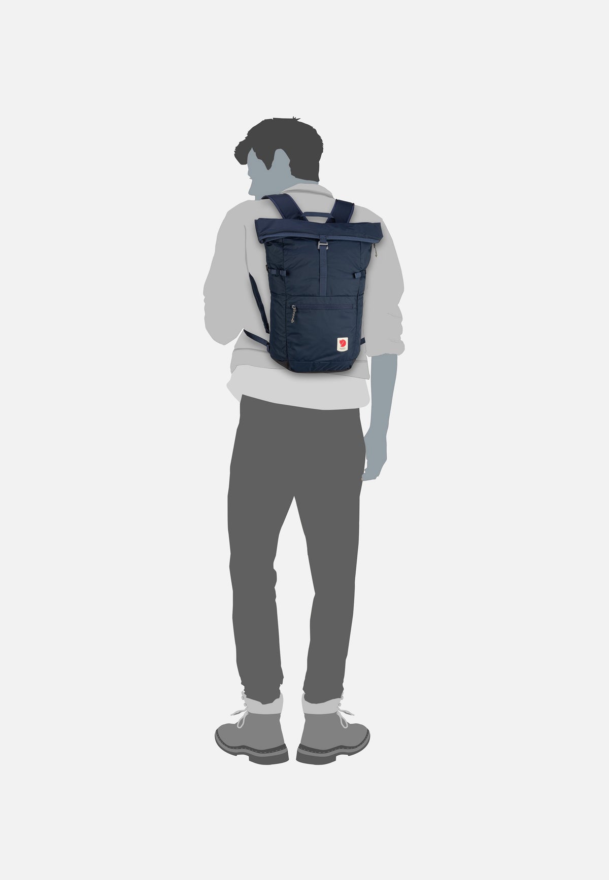 Fjällräven High Coast Foldsack 24 Navy Zaino arrotolabile
