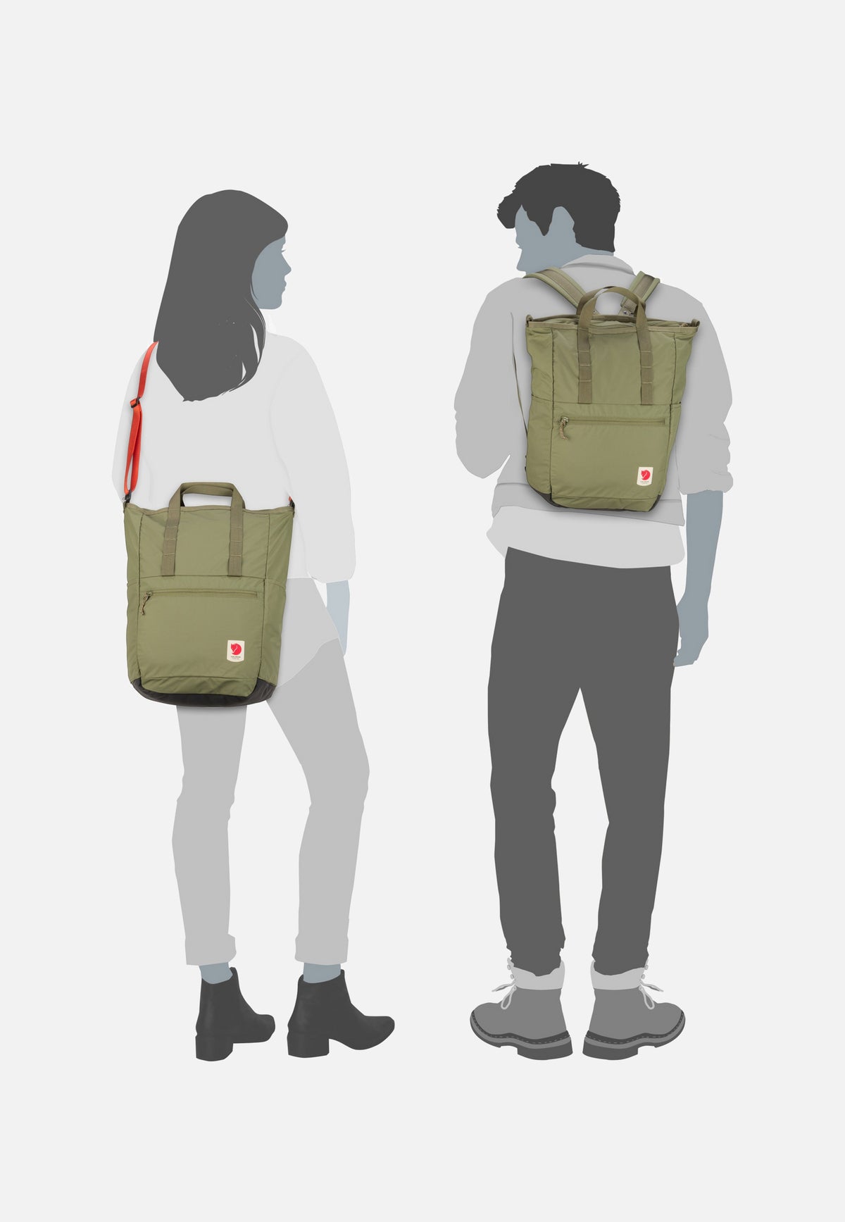 Fjällräven High Coast Totepack Green Zaino