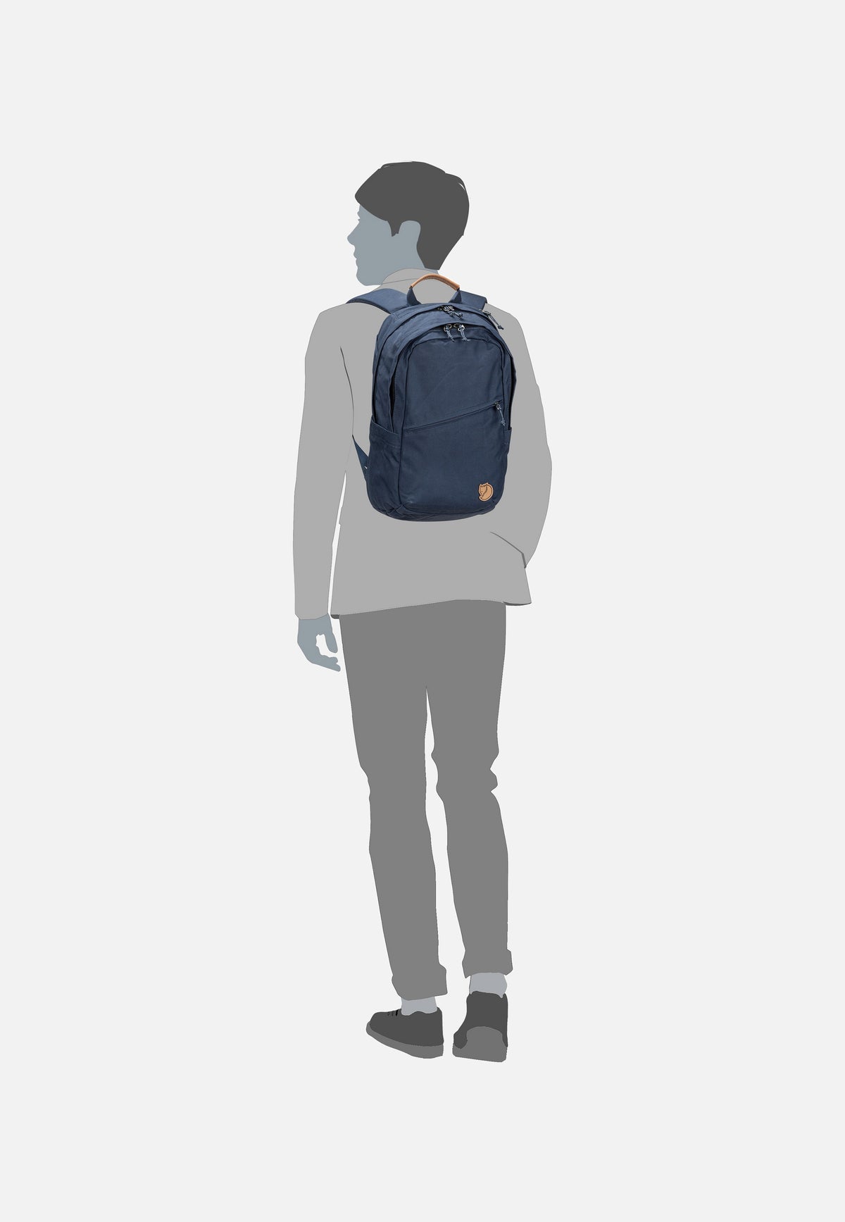 Fjällräven Räven 20 Navy Rugtassen