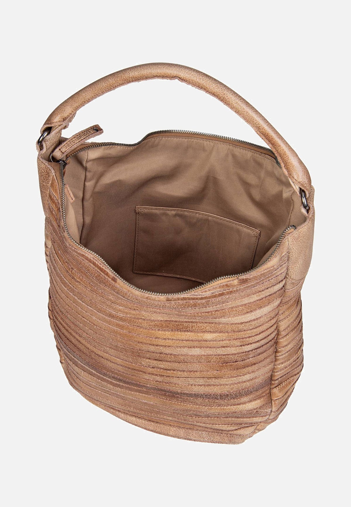 Fredsbruder Gürteltier S 971s Caramel Sac Hobo
