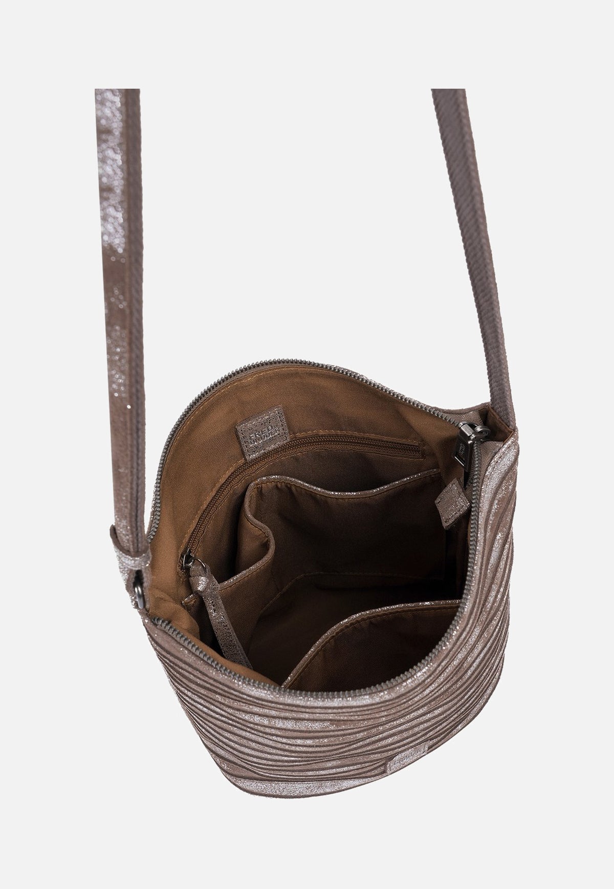 Fredsbruder Gürtelinchen 926 Brushed Silver Borsa a marsupio