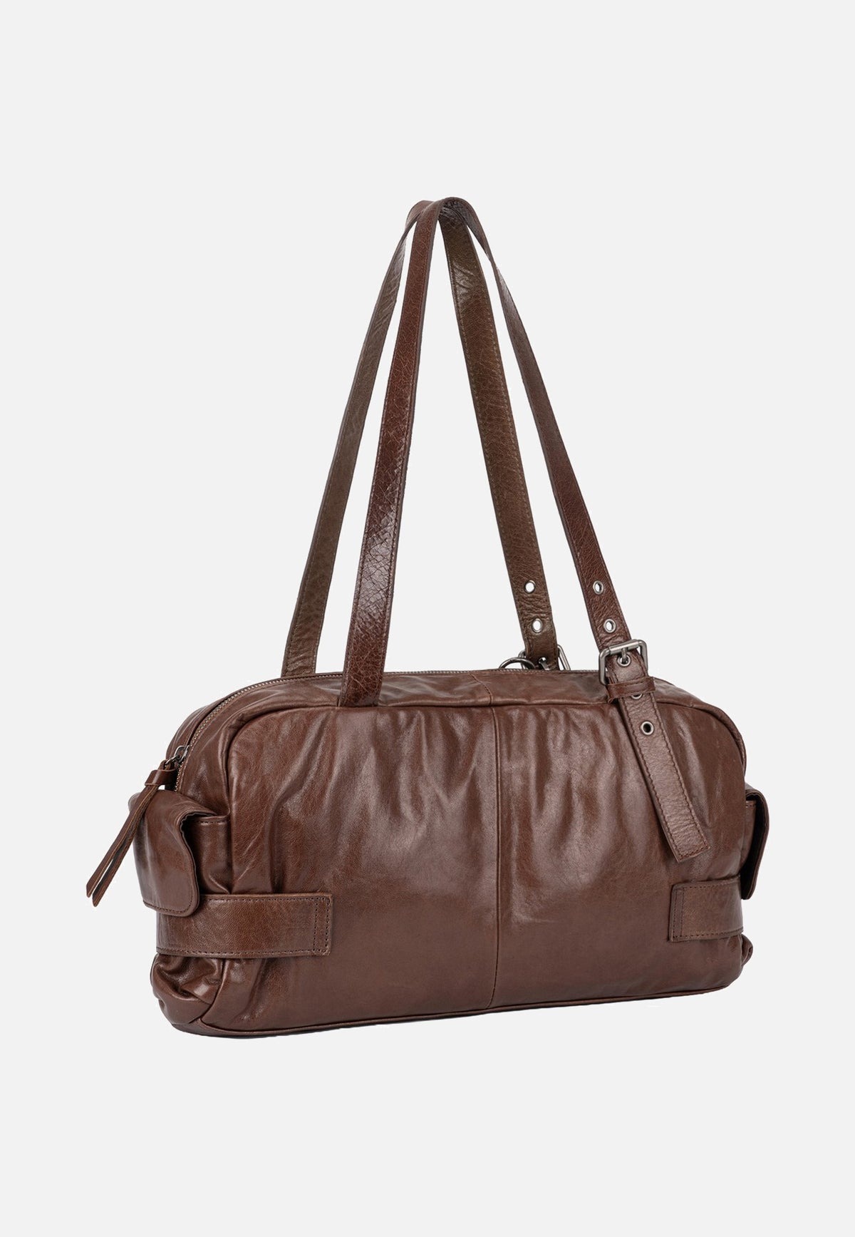 Fredsbruder Perferctly Imperfect Handbag Dark Caramel Borsa a tracolla