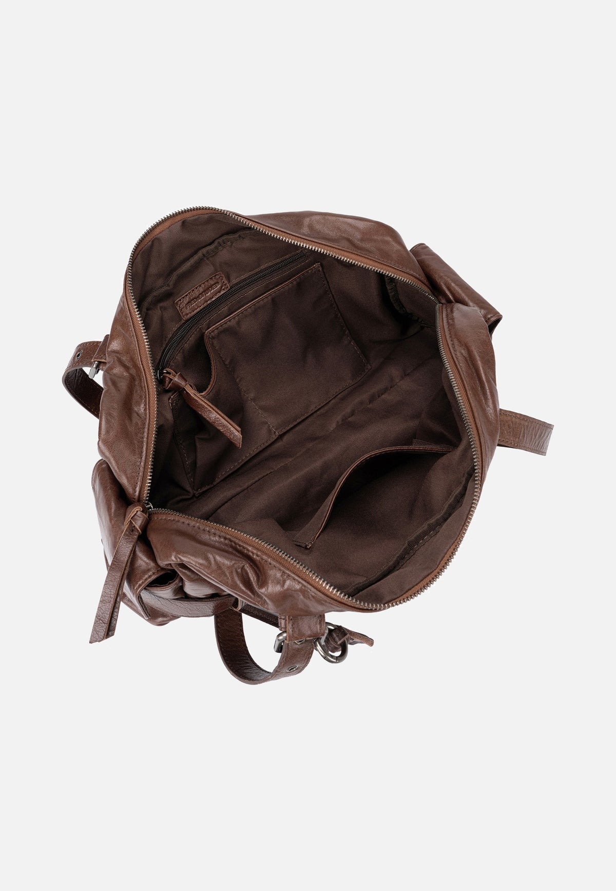 Fredsbruder Perferctly Imperfect Handbag Dark Caramel Borsa a tracolla