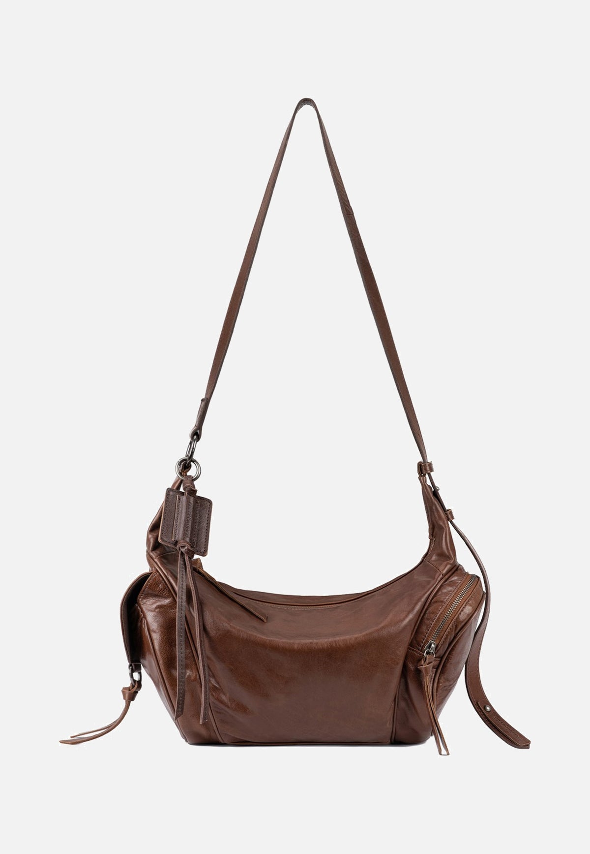 Fredsbruder Perferctly Imperfect Shoulderbag Dark Caramel Borsa a tracolla