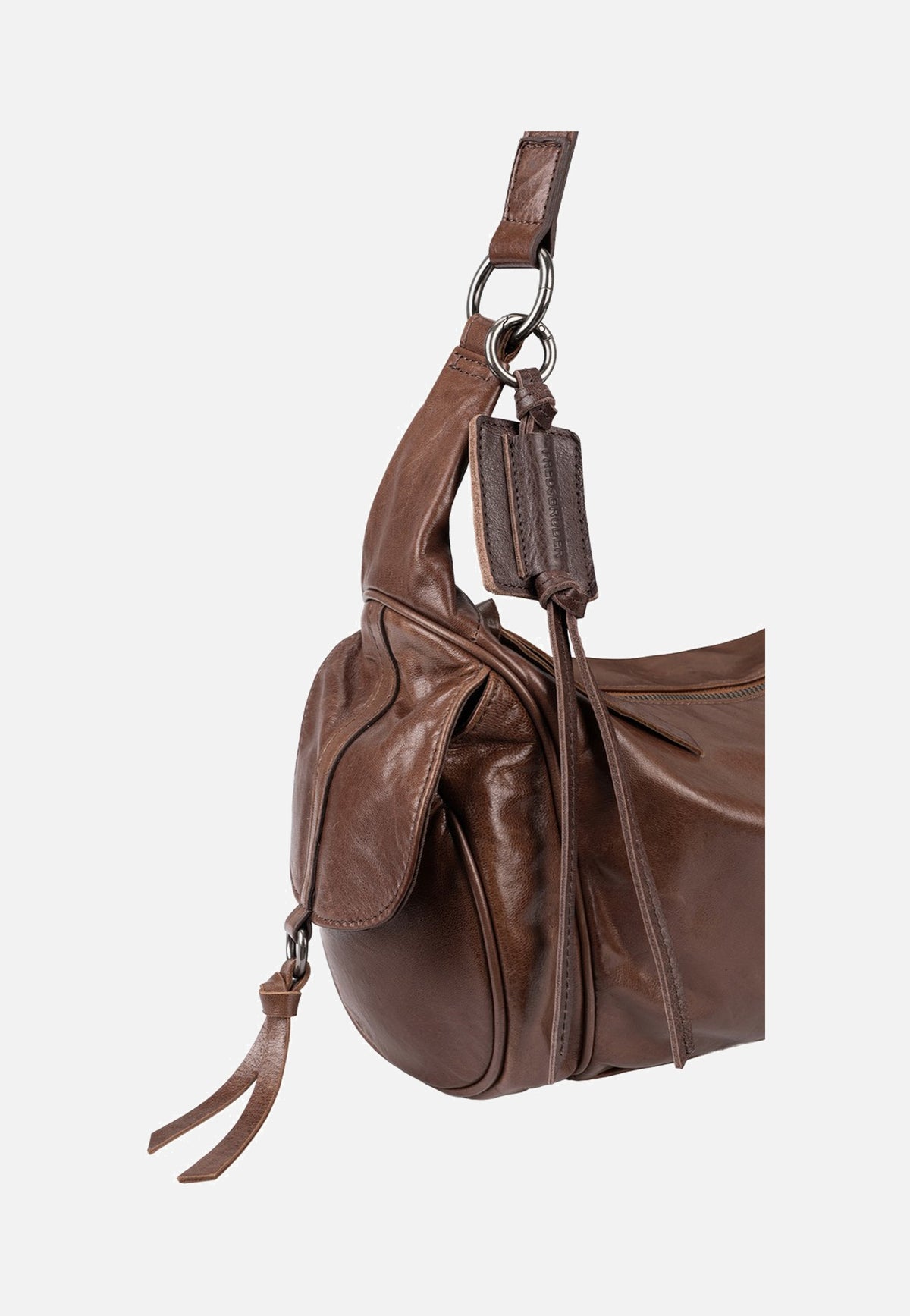 Fredsbruder Perferctly Imperfect Shoulderbag Dark Caramel Borsa a tracolla