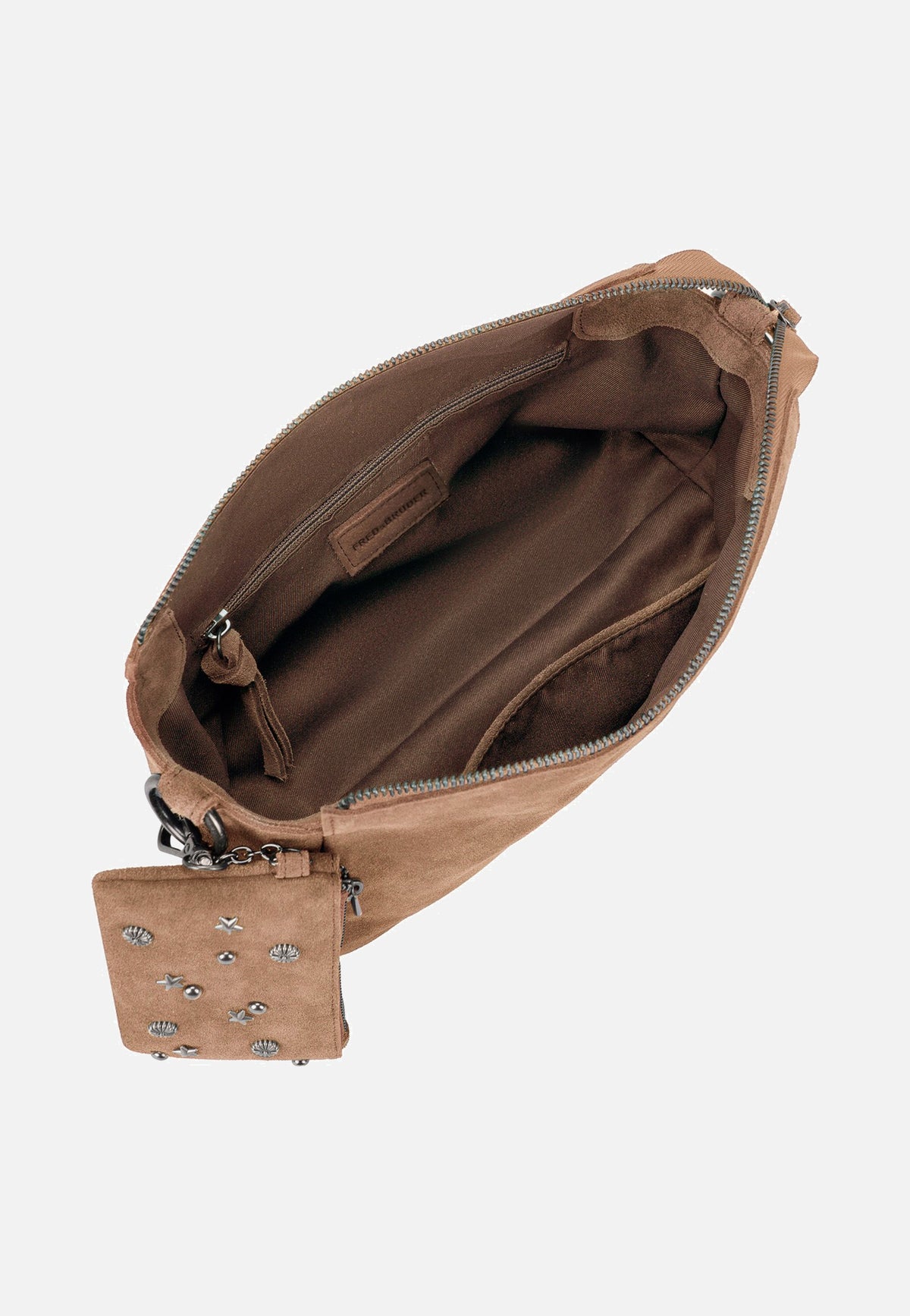 Fredsbruder Studs & Calm Crossbag Dark Sand Borsa a tracolla