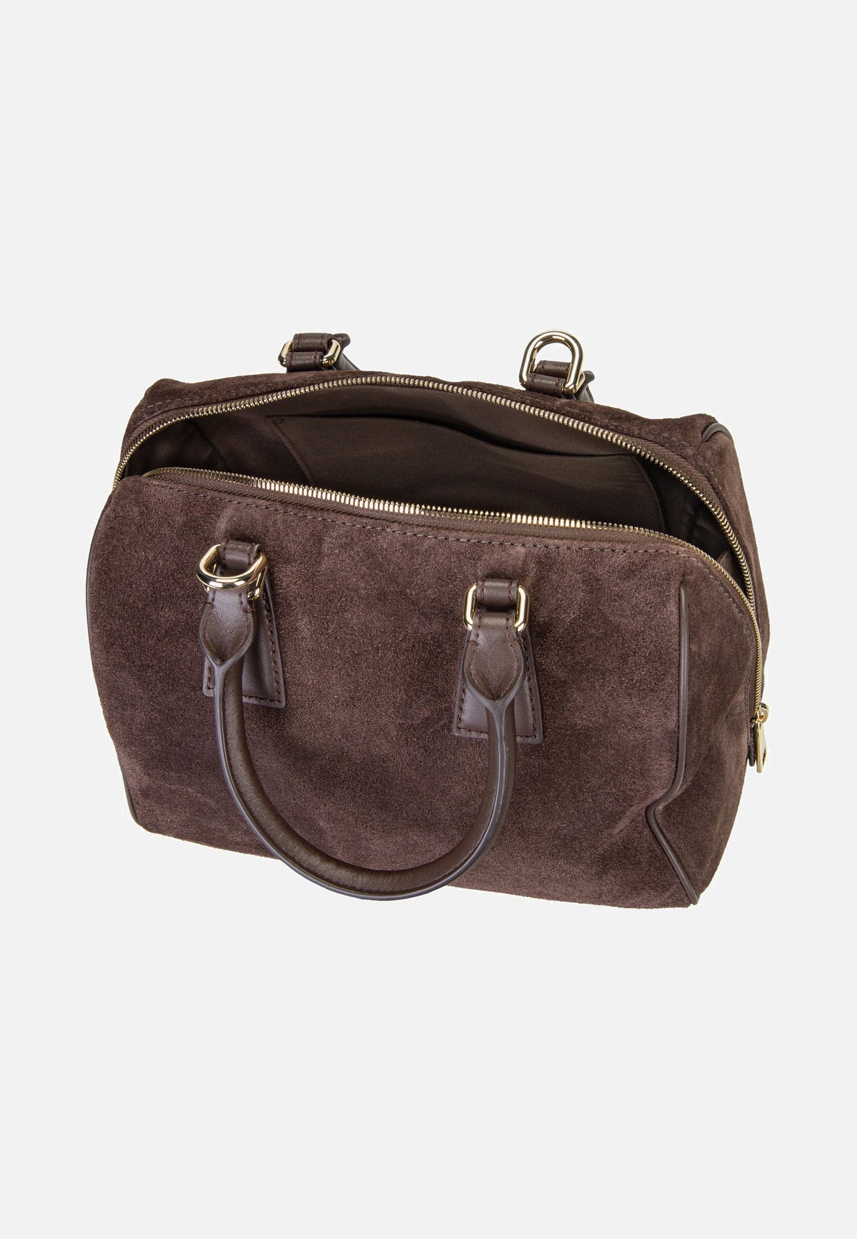 Furla Olivia M Boston Toni Cioccolato Bowling Bag