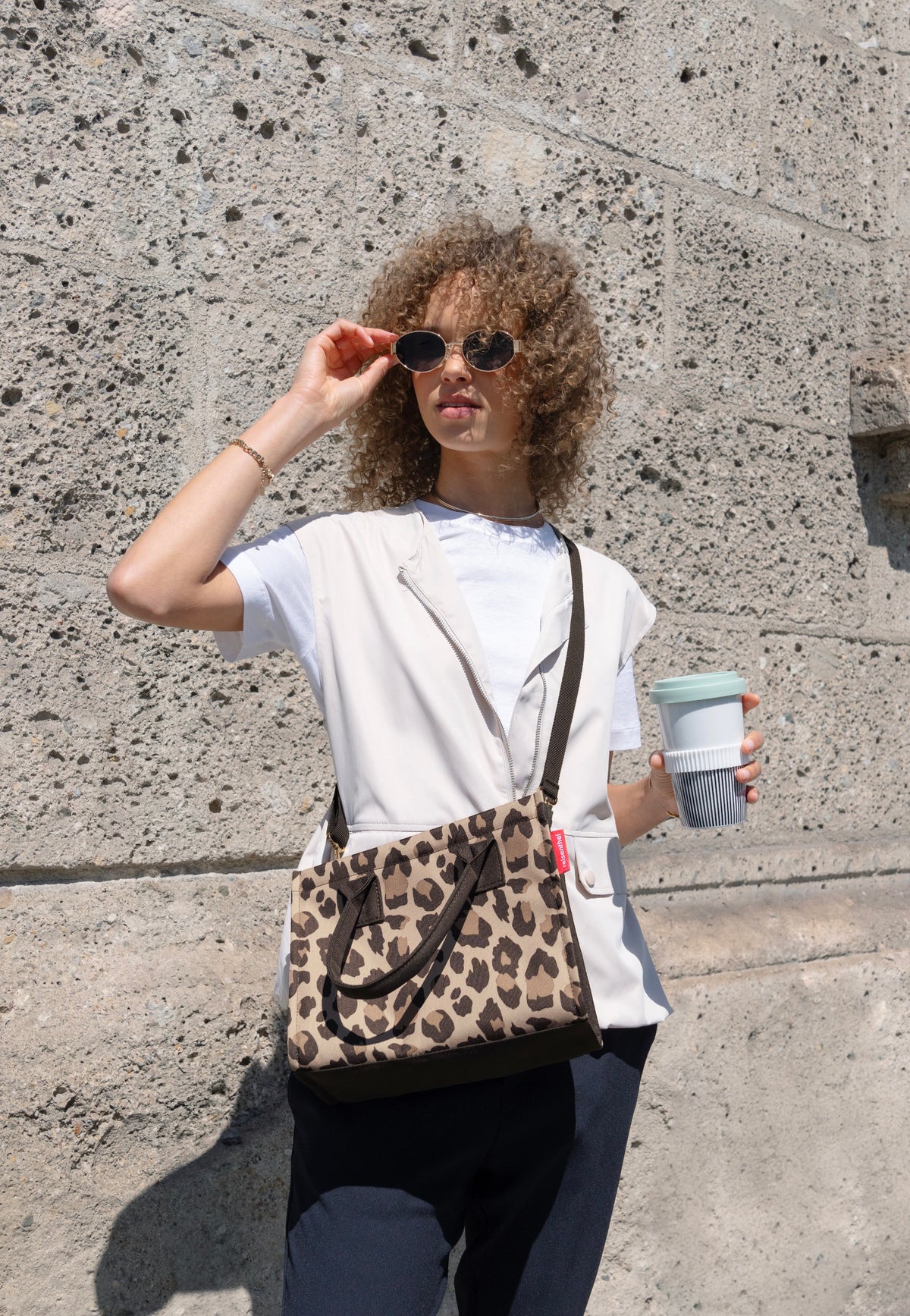 reisenthel Daily Shopper XS Leo Macchiato Bolsa de mano
