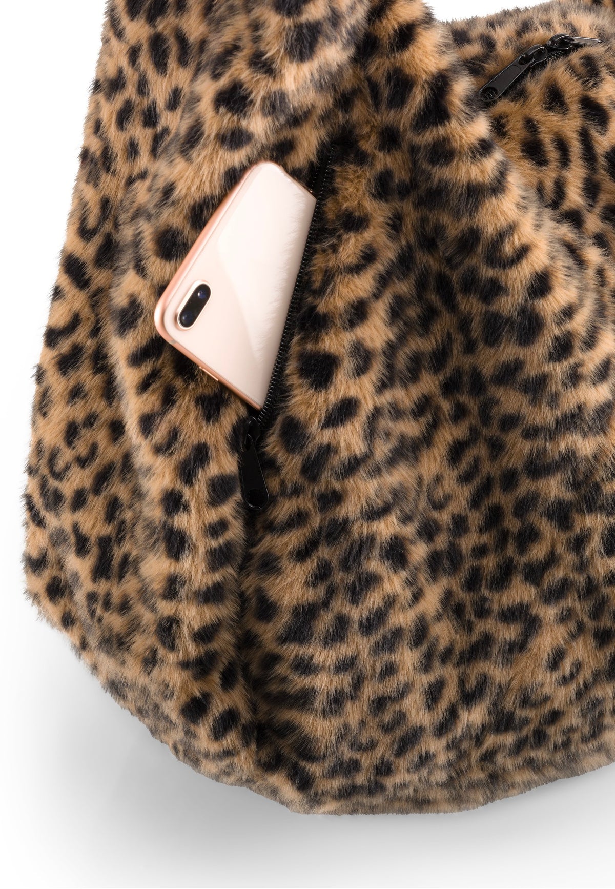 reisenthel Moonbag Leo Fake Fur Borsa Hobo