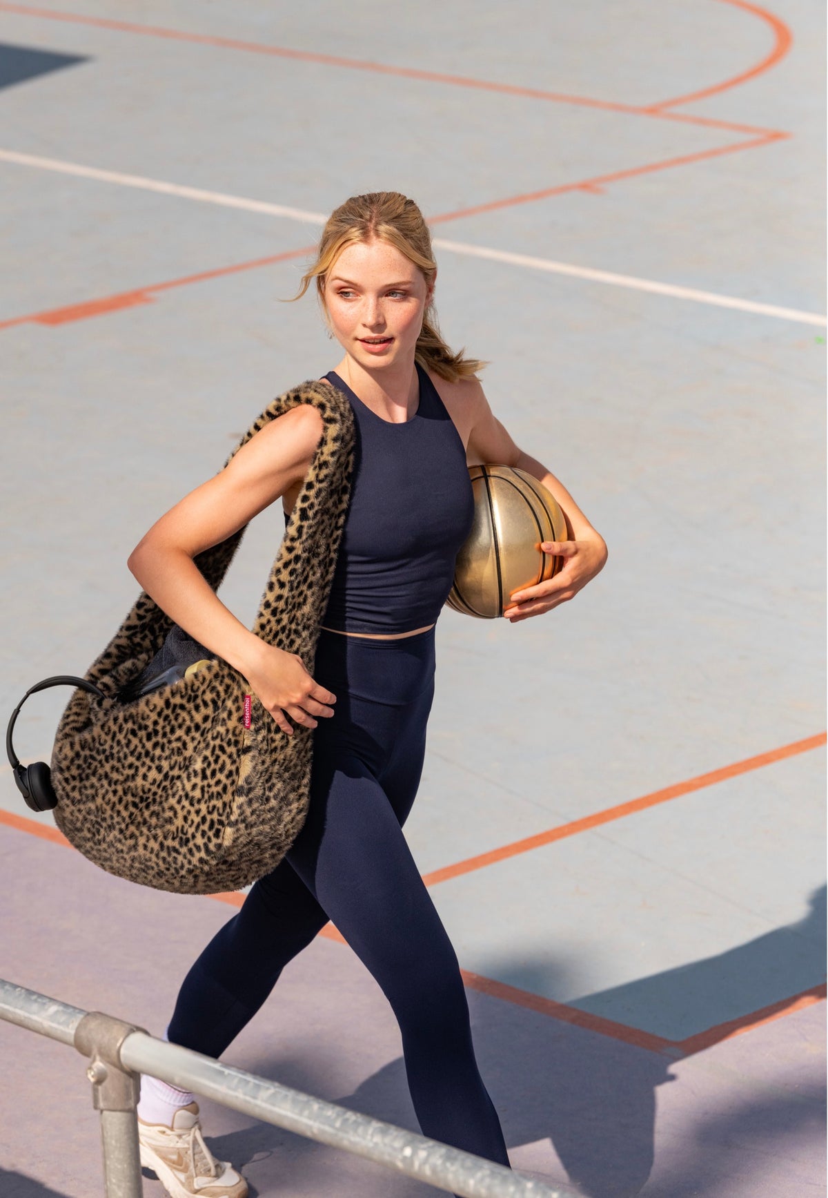 reisenthel Moonbag Leo Fake Fur Borsa Hobo