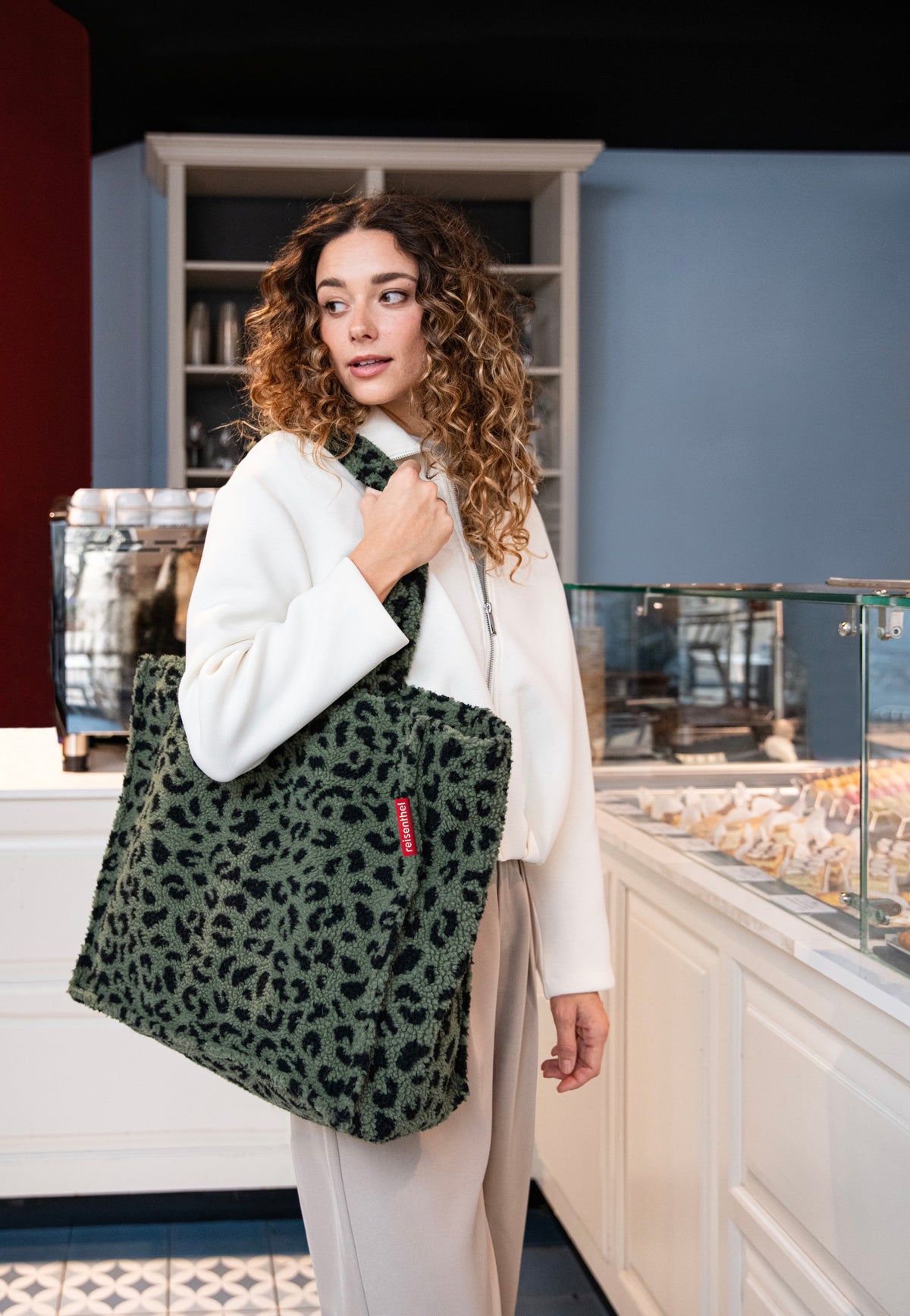 reisenthel Softshopper Teddy Leo Olive Acquirente