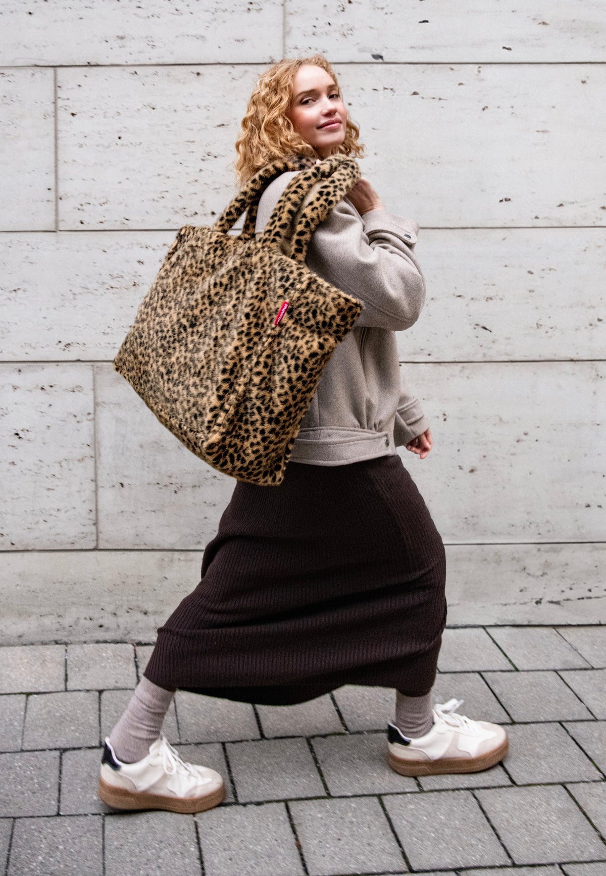 reisenthel Softshopper Leo Fake Fur Shopper