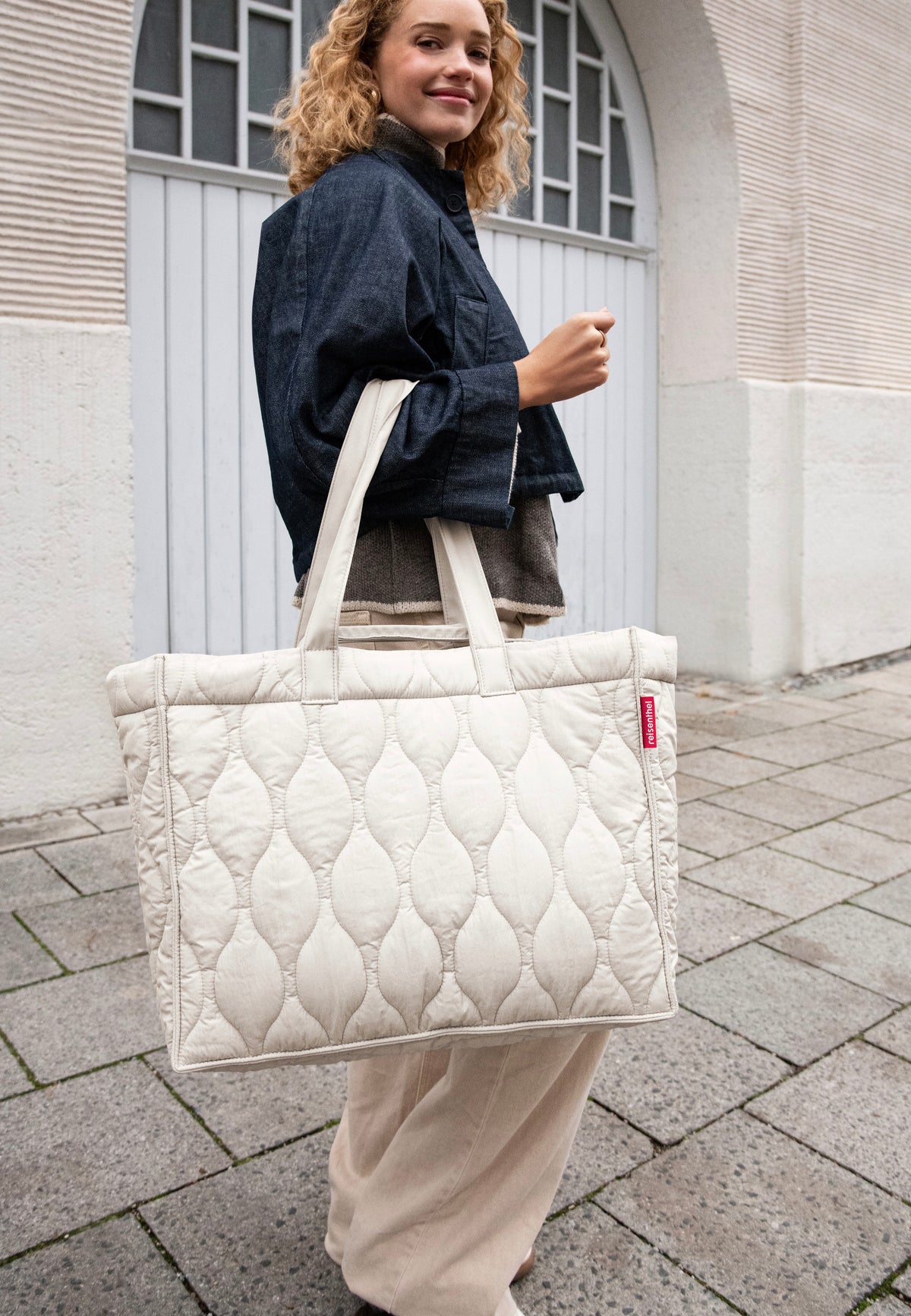 reisenthel Softshopper Puffer Stone Comprador
