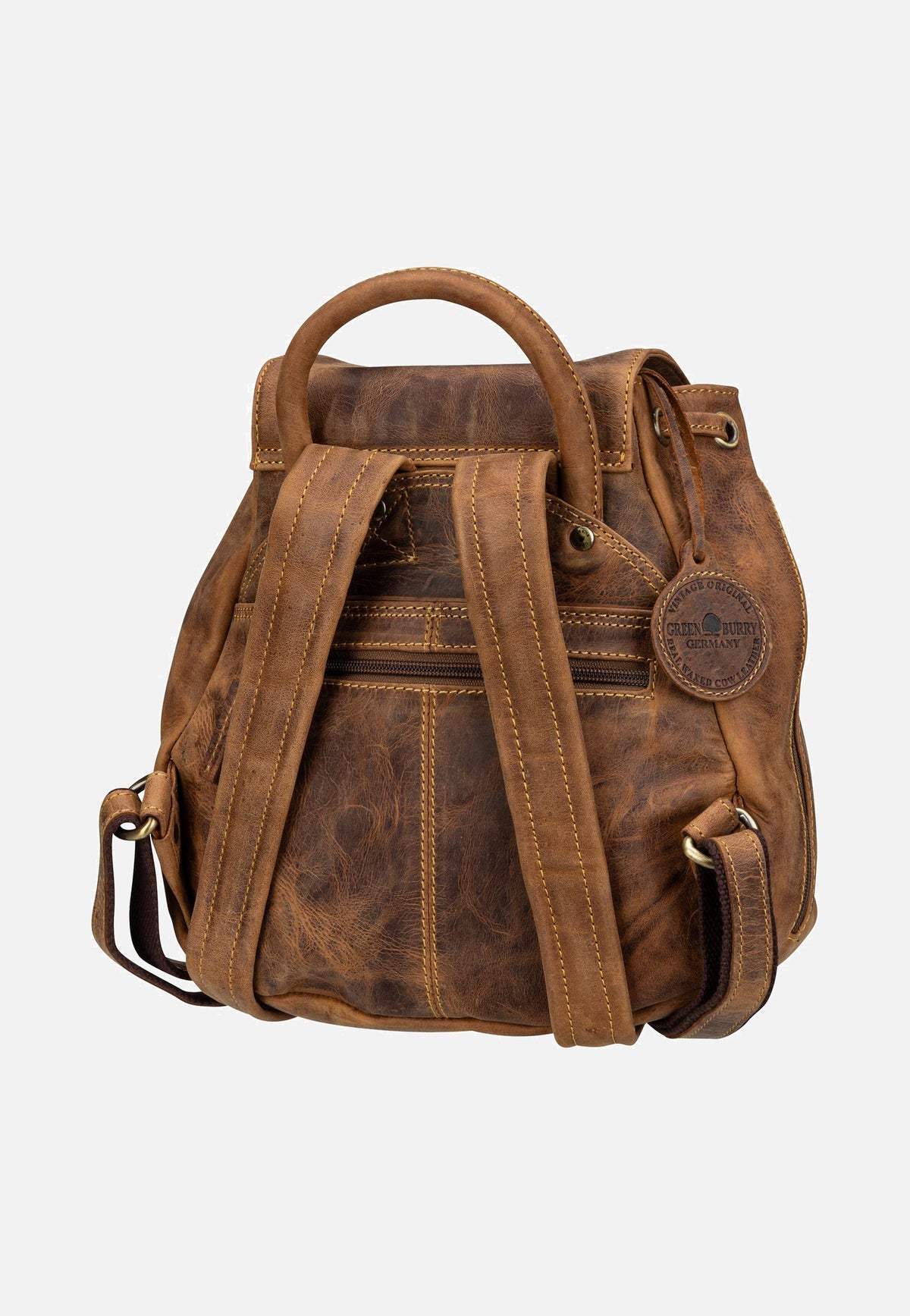 Greenburry Vintage 1605 Daypack Sattelbraun Backpack