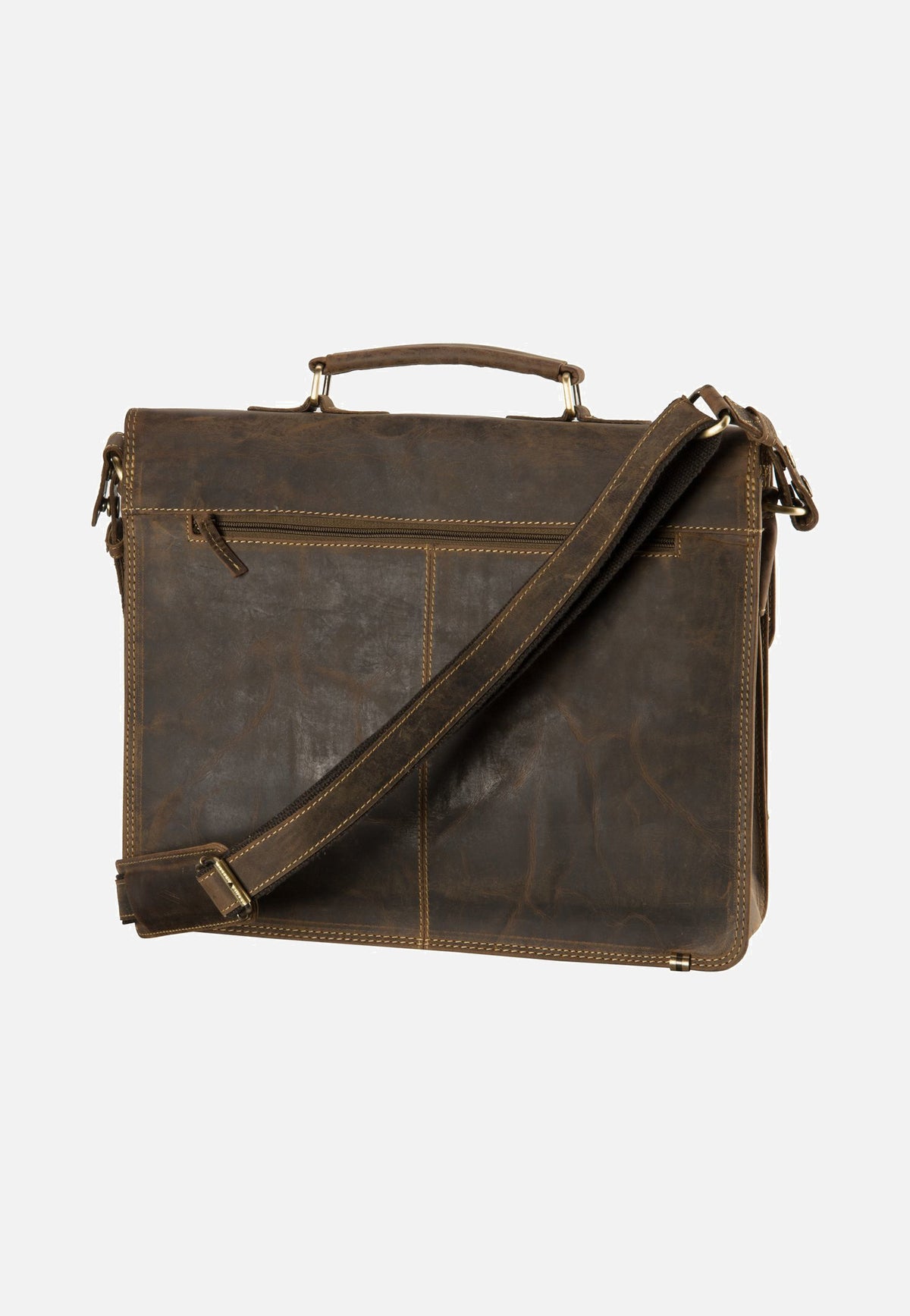 Greenburry Vintage Sattelbraun Briefcase
