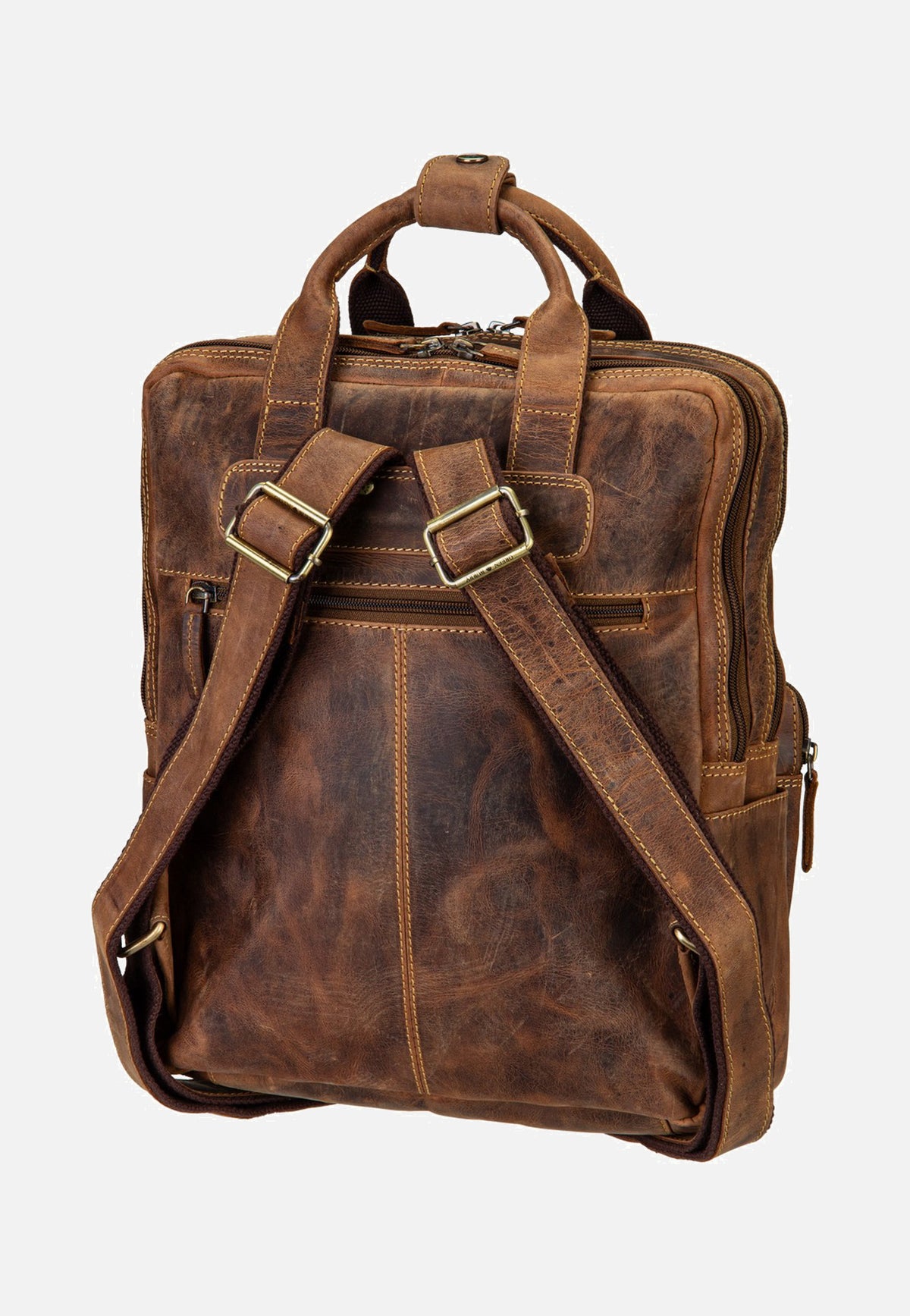 Greenburry Vintage Leder Sattelbraun Rugtassen