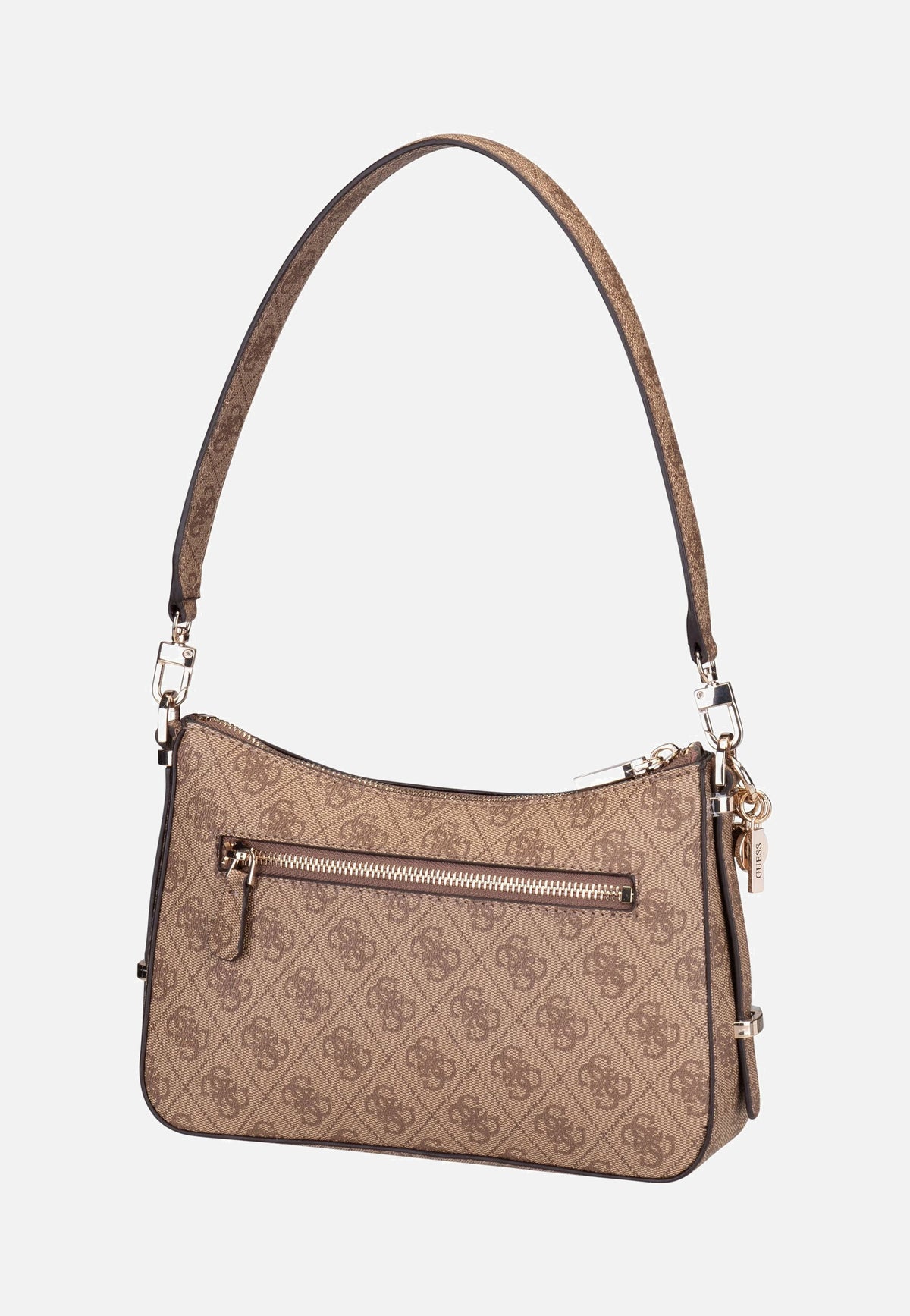 Guess Eco Erica Top Zip 51018 Latte Shoulder Bag