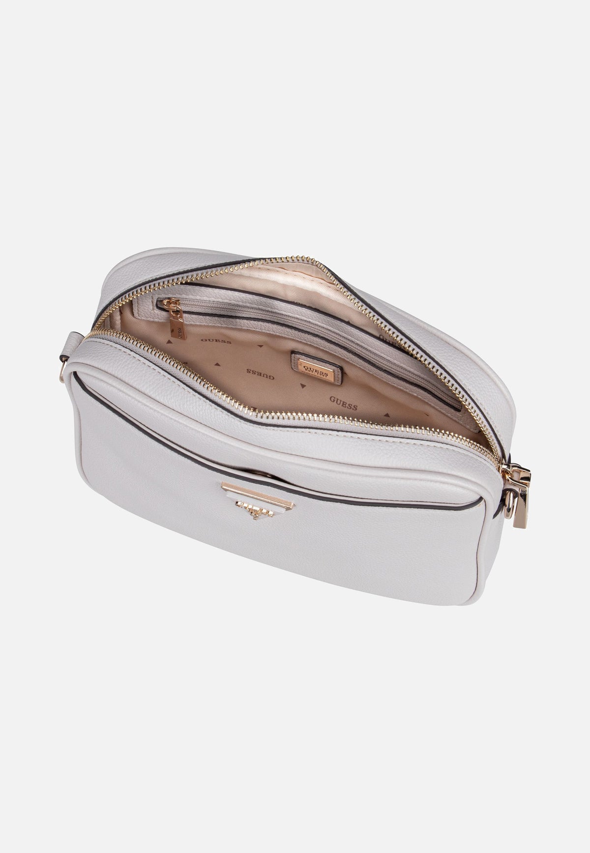 Guess Meridian 2 Camera Bag 74140 Ivory Crossbody Bag