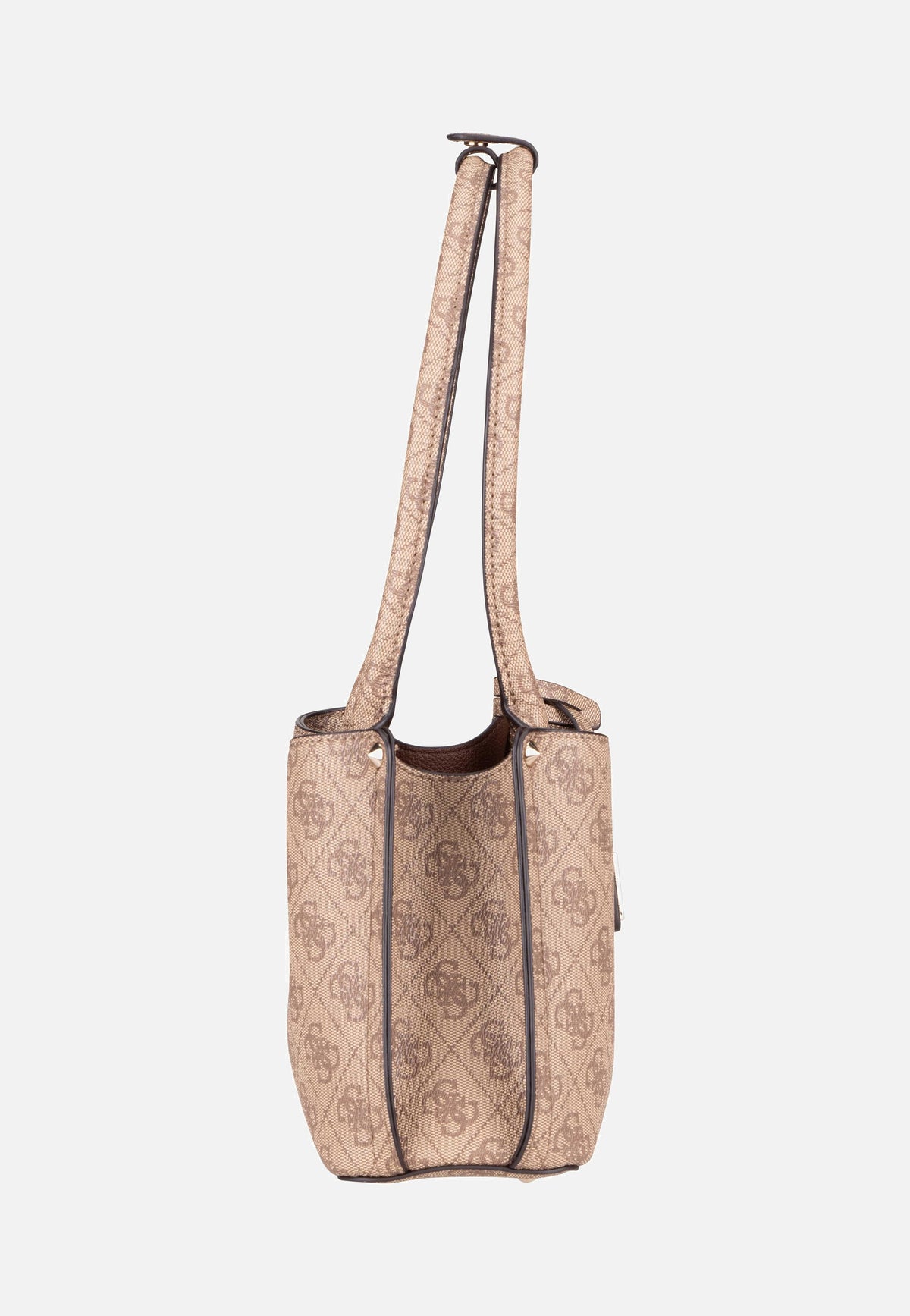 Guess Meridian 2 Shoulder SAT 74090 Latte Logo Sac à bandoulière