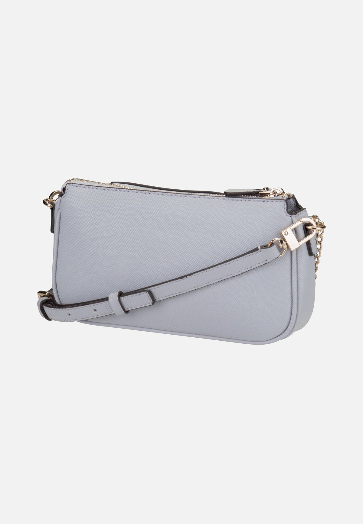 Guess Noelle Double Pouch ZG Lavendar Grey Crossbody Bag