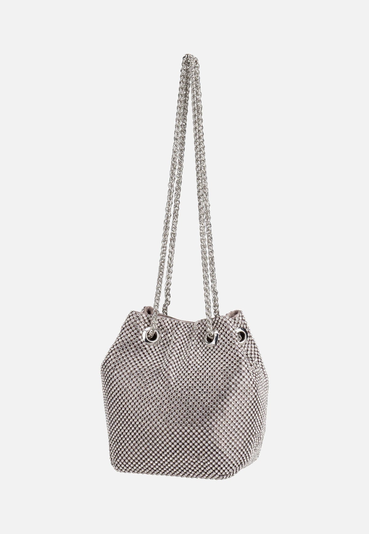 Guess Zalina Pouch 50750 Silver Evening Bag