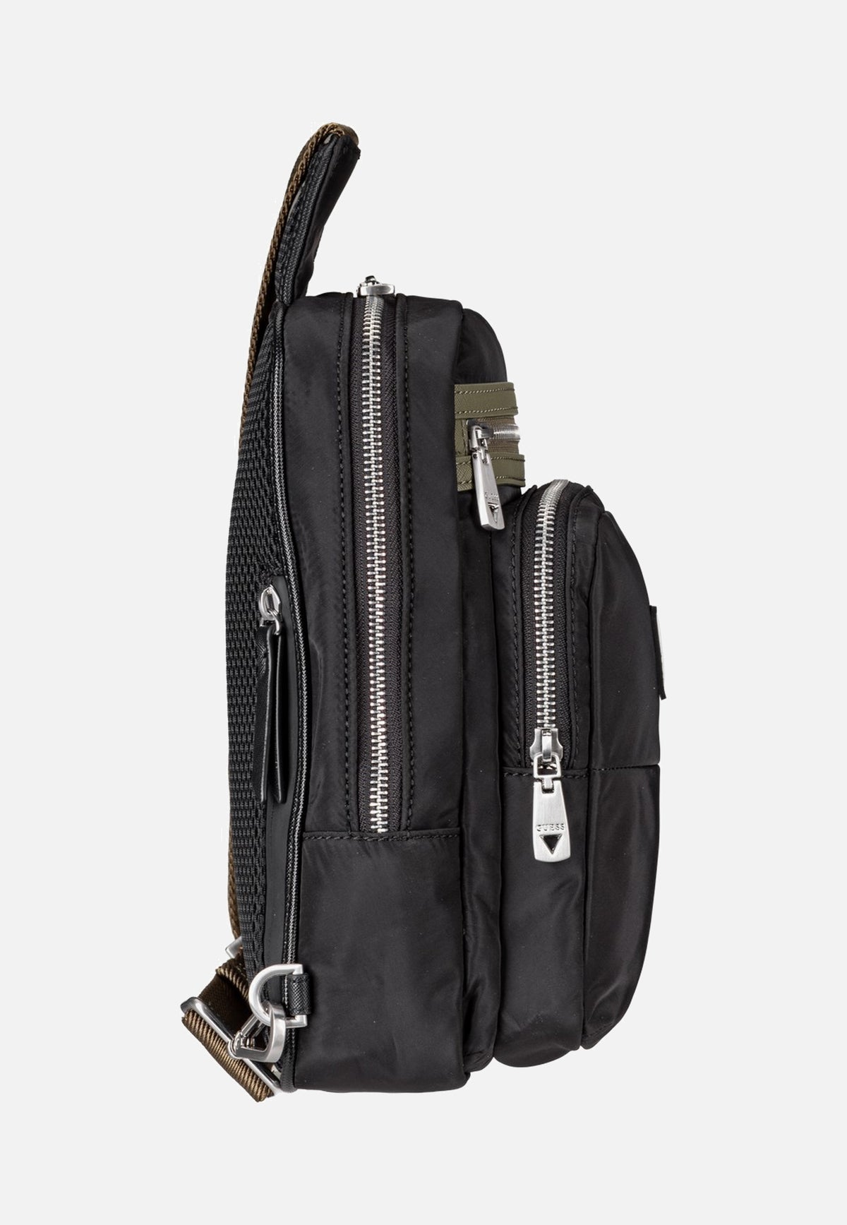 Guess Berlin Multipocket Crossover Black Crossbody Bag
