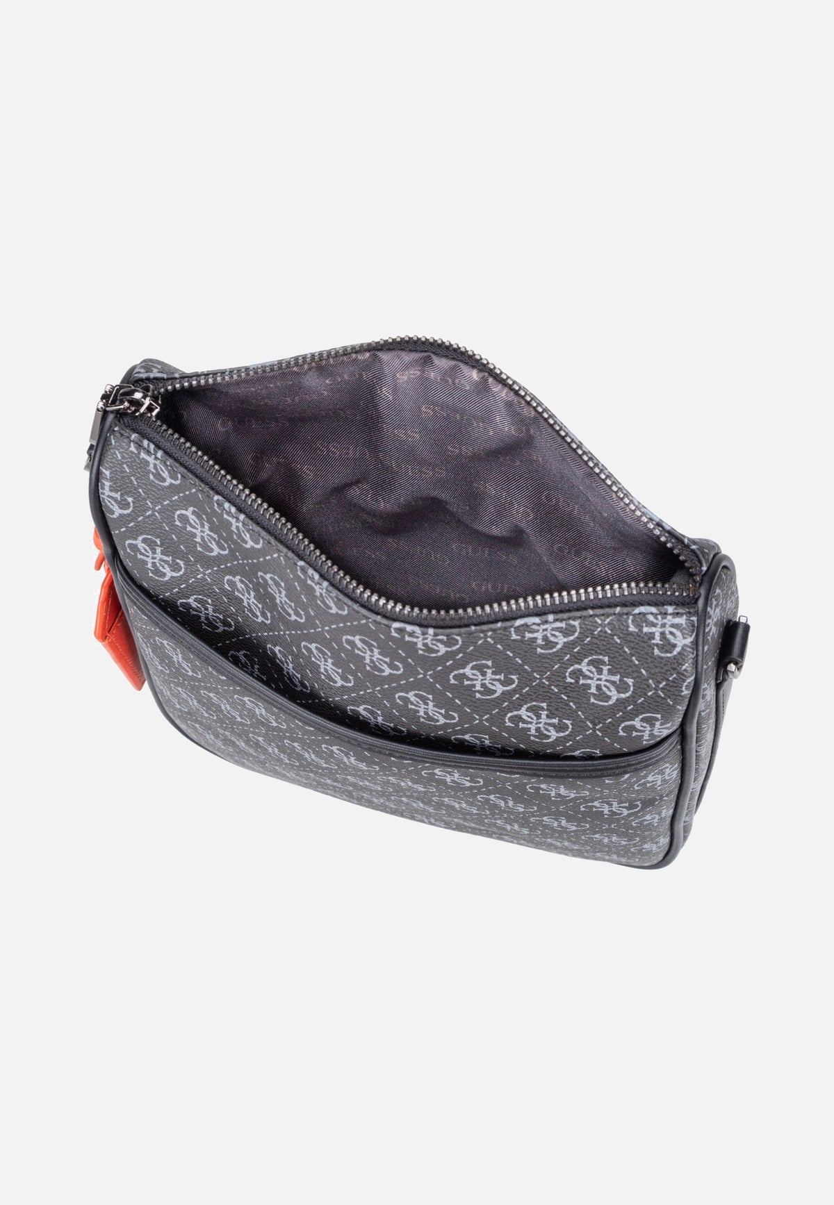 Guess Milano Vertical Crossbody 2 Dark Black Bolso bandolera