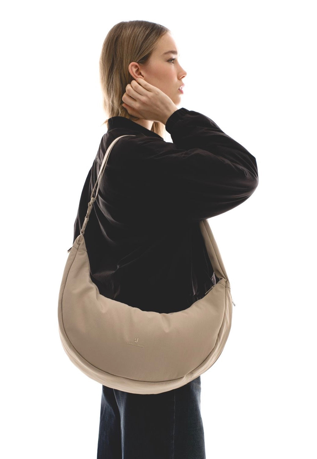Johnny Urban Lou Large Beige Bolso bandolera