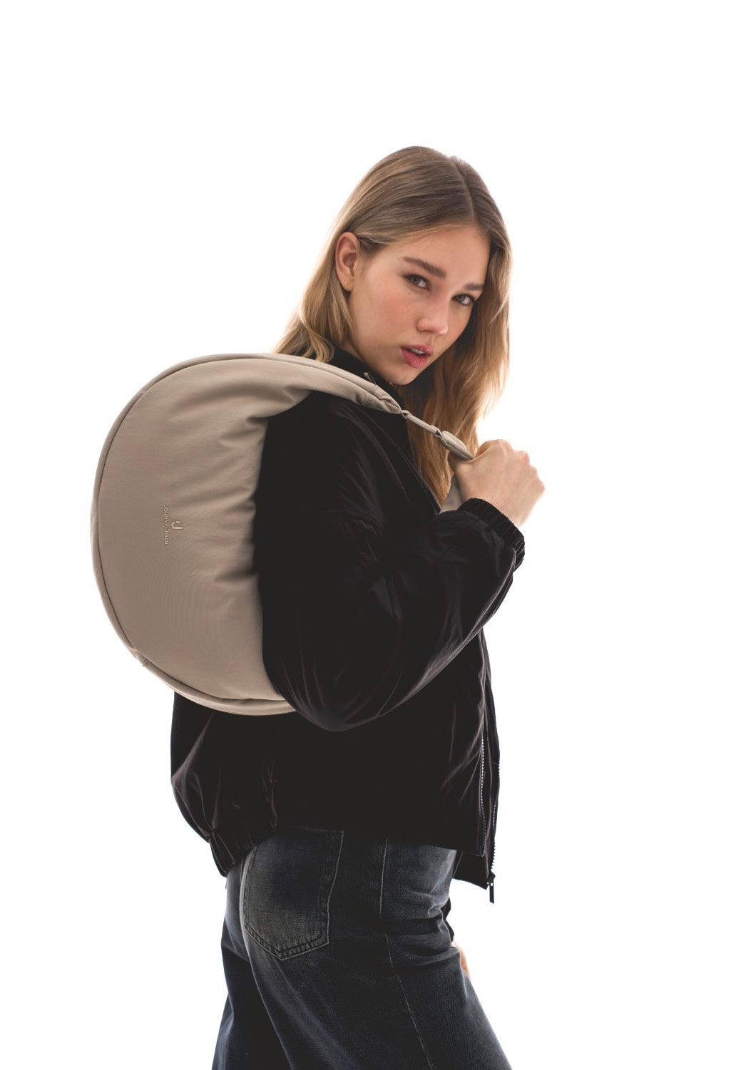 Johnny Urban Lou Large Beige Bolso bandolera