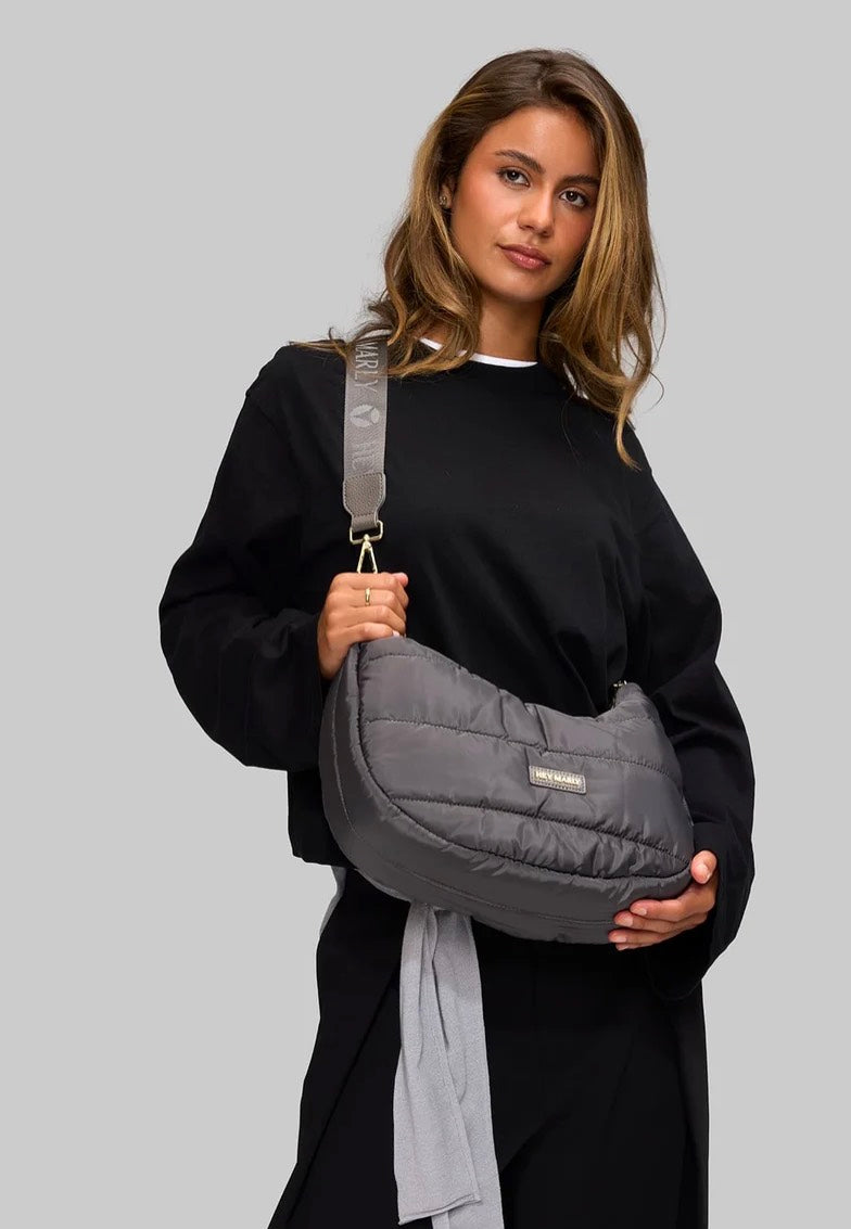 Hey Marly Lifetime Buddy M Grey Bolso bandolera
