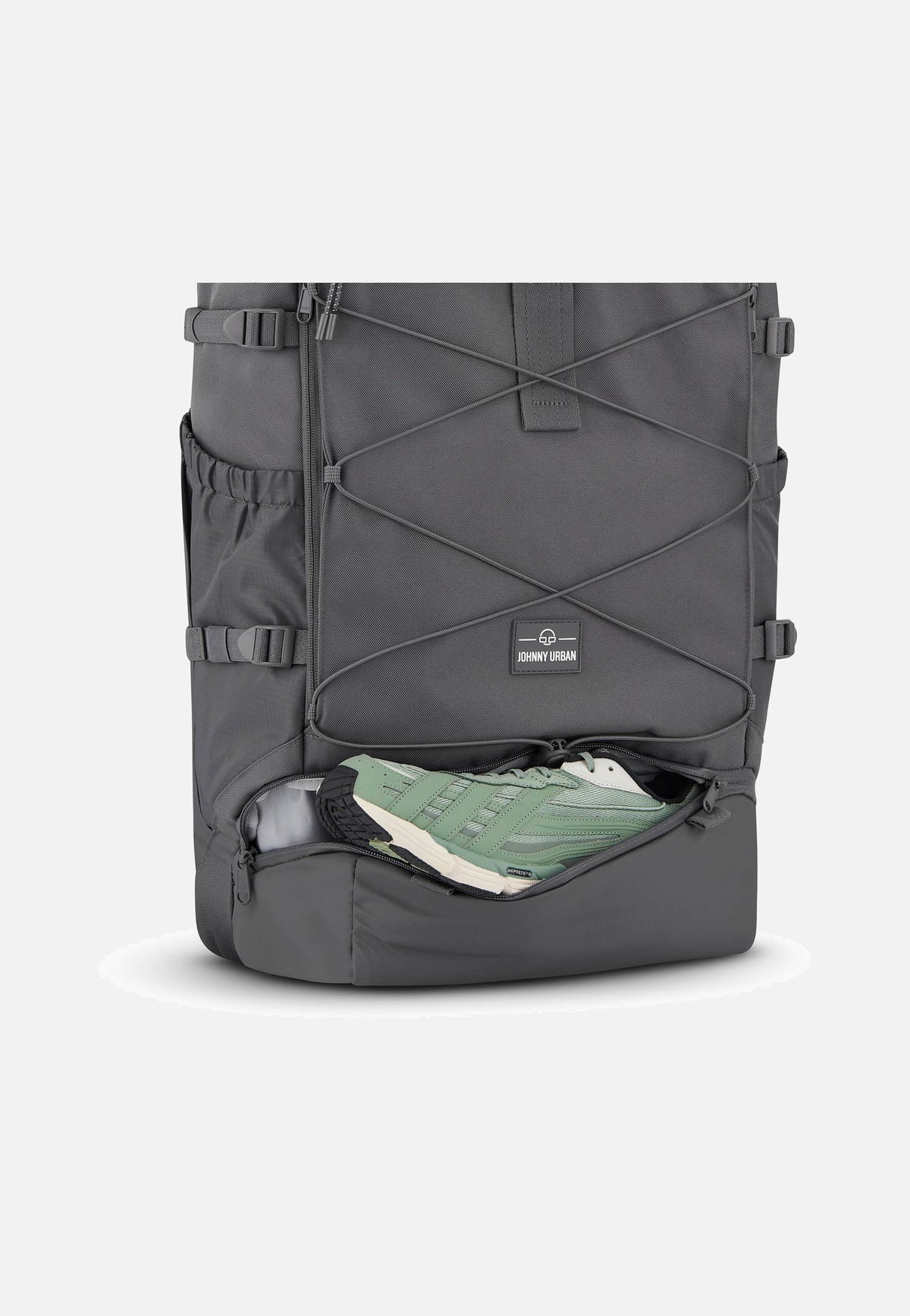 Johnny Urban Allen Large Travel Dunkelgrau Rolltop Rugzak