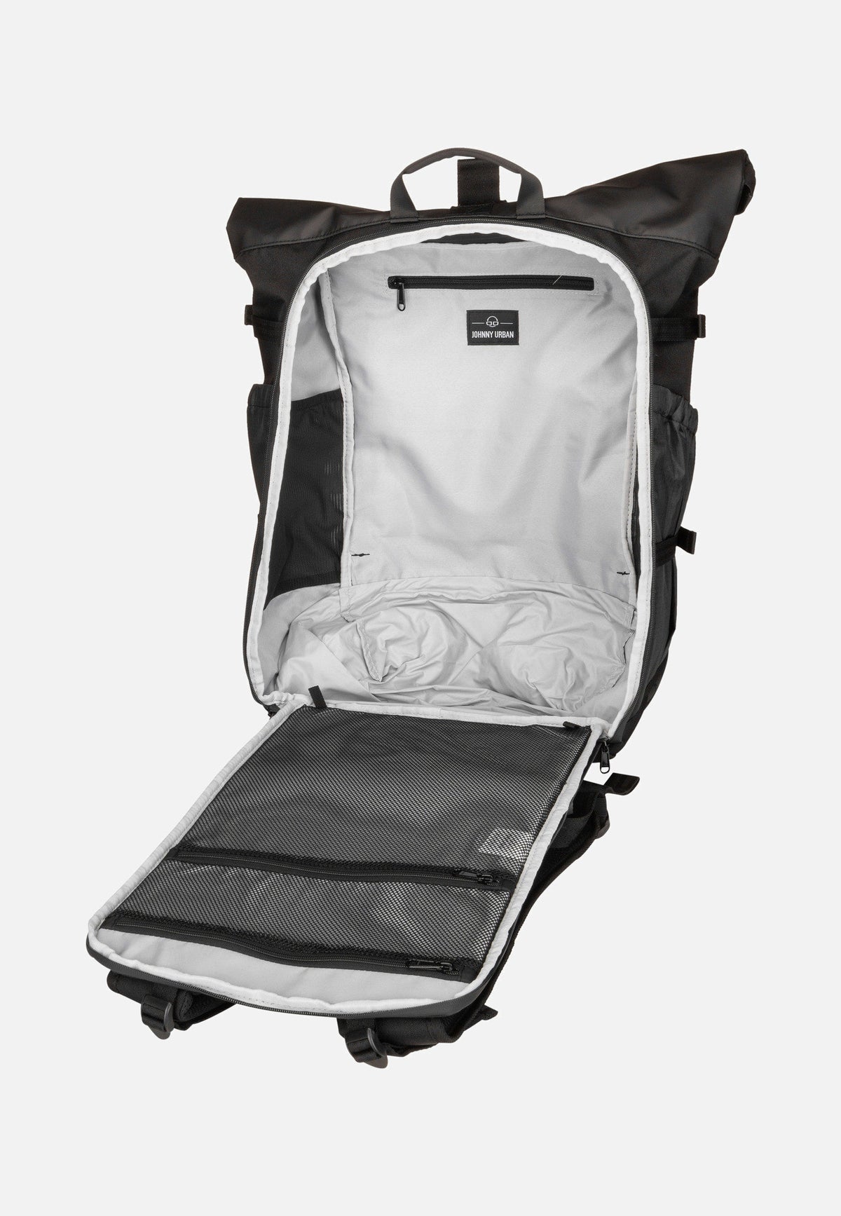 Johnny Urban Allen Large Travel Schwarz Rolltop Backpack