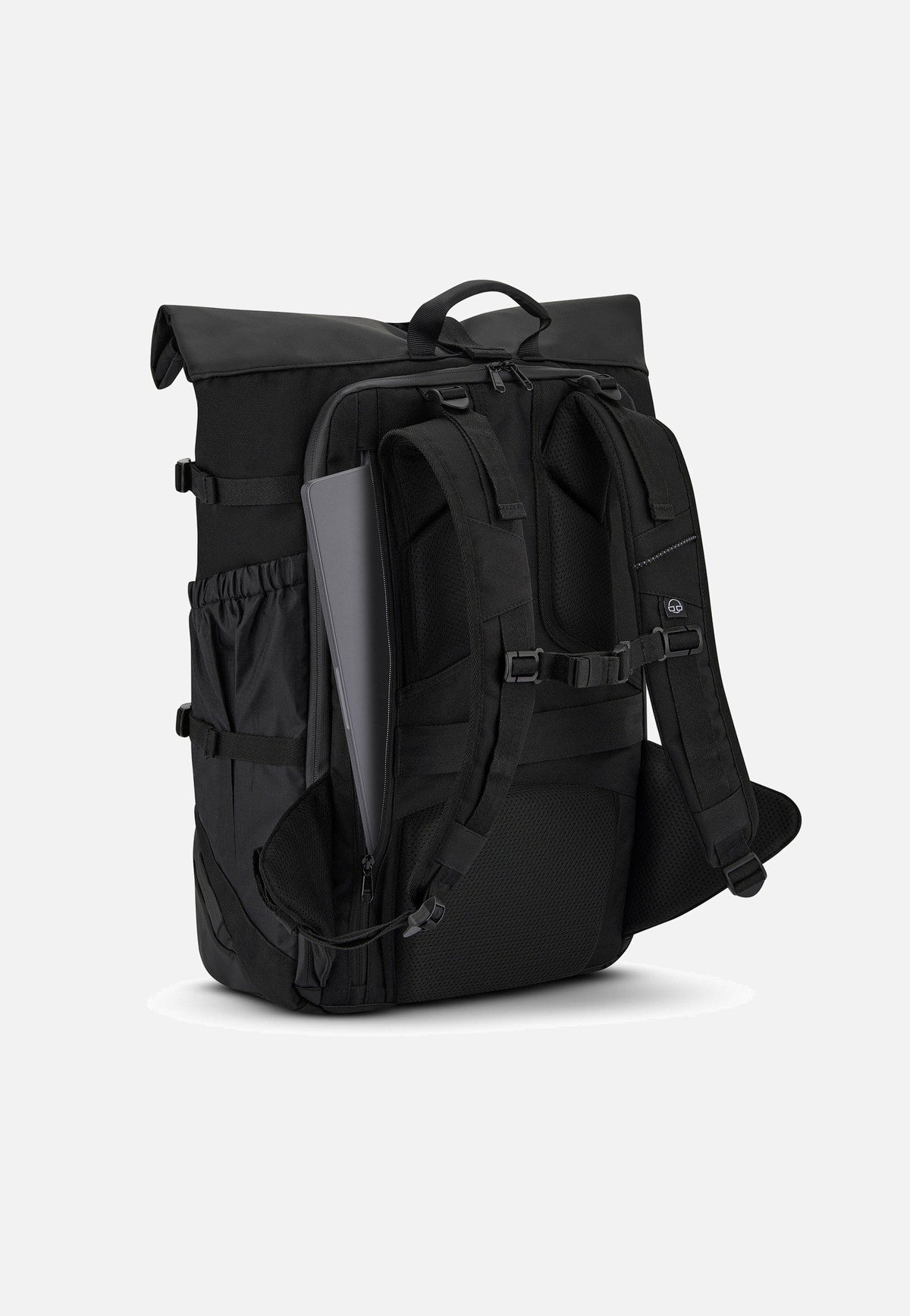 Johnny Urban Allen Large Travel Schwarz Rolltop Backpack