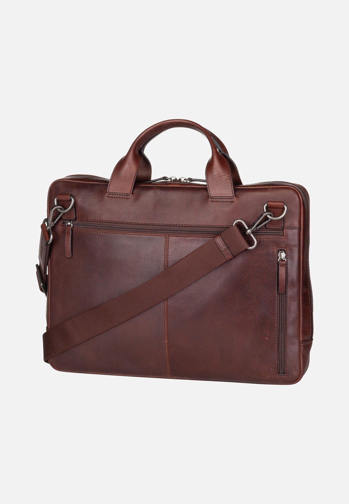 Jost Lund Business S 6743 Braun Briefcase