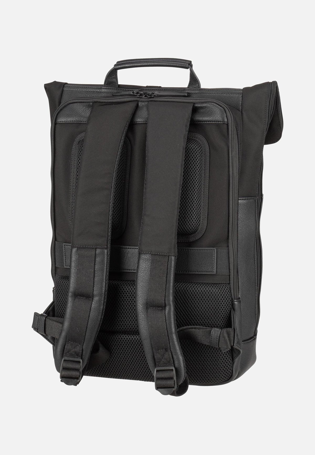 Jost Riga Courier Black Rolltop Backpack