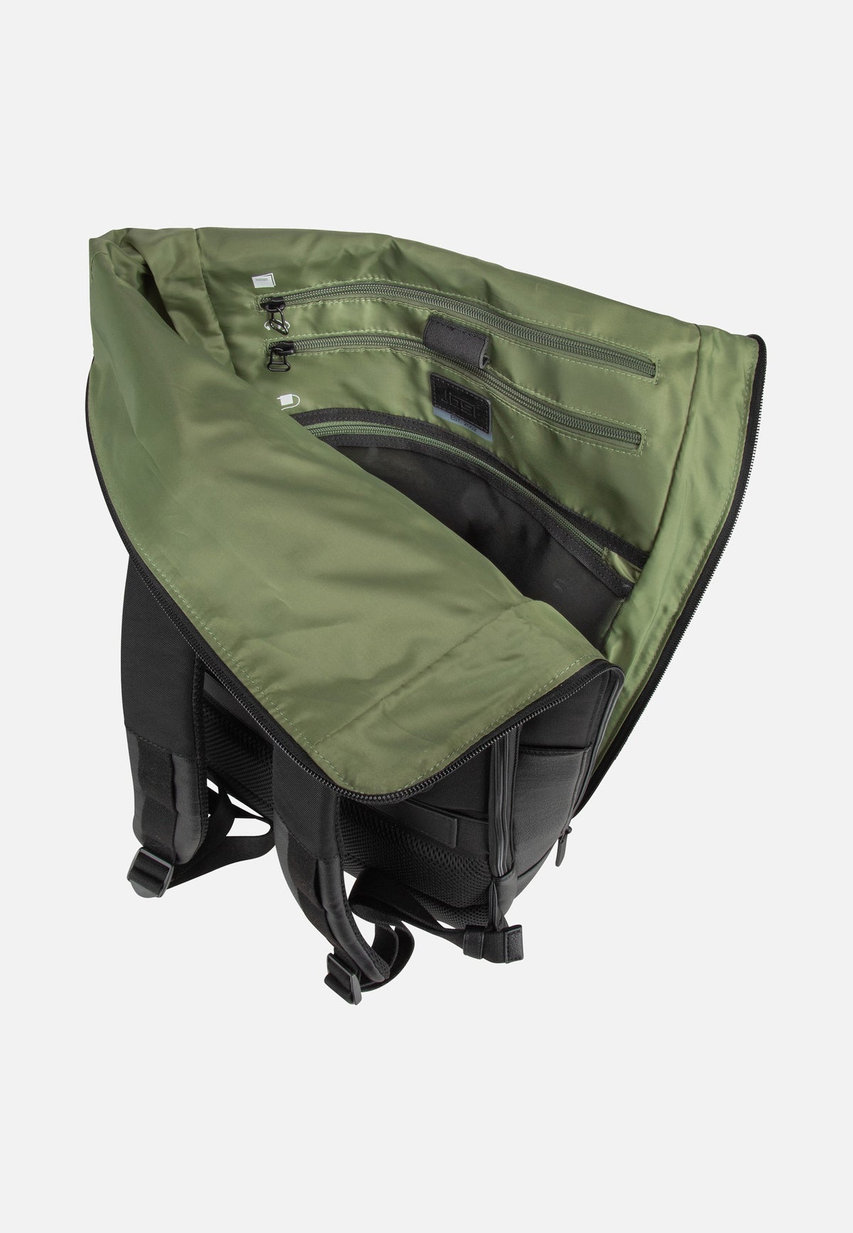 Jost Riga Courier Black Rolltop Backpack