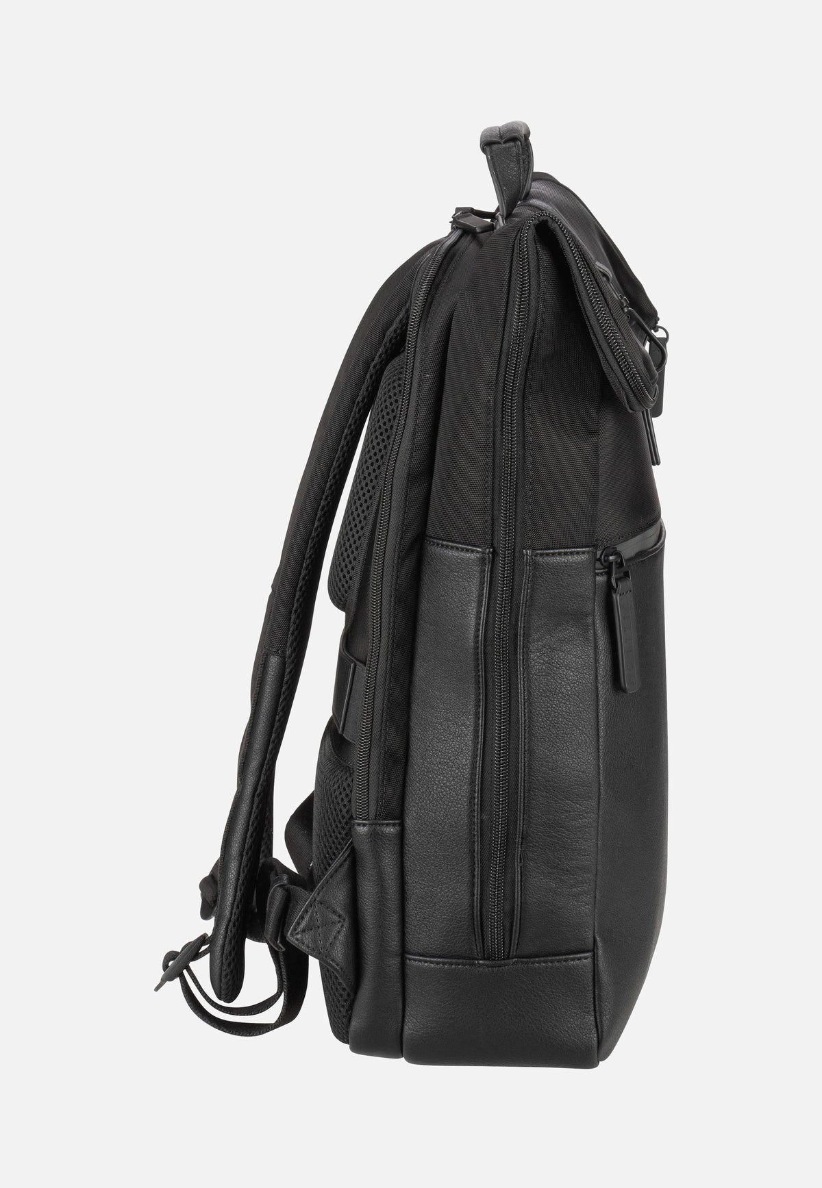 Jost Riga Courier Black Rolltop Backpack