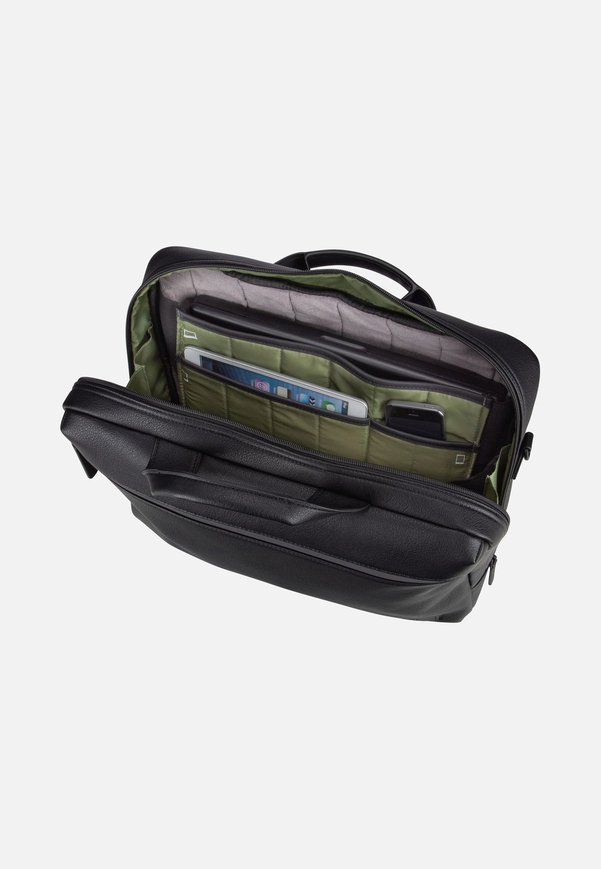 Jost Riga Business Bag 1 Comp Black Briefcase