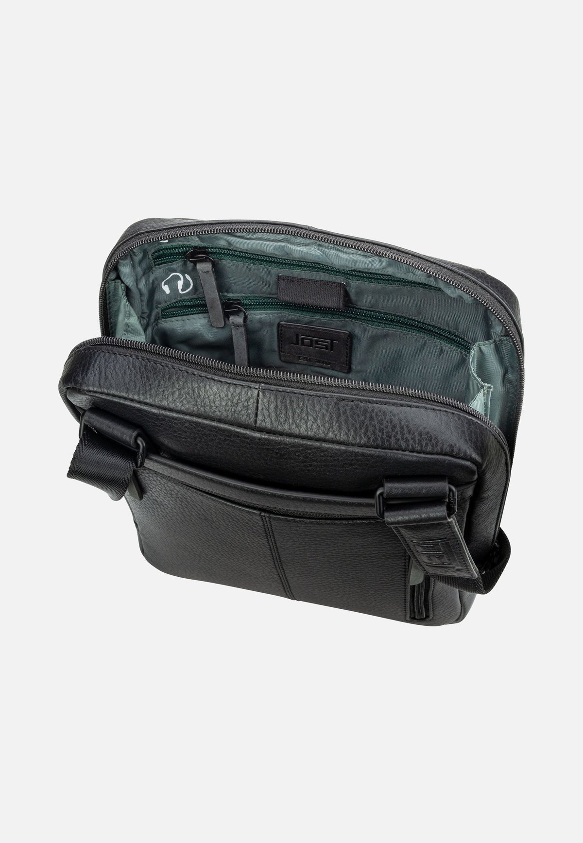 Jost Stockholm Zip S Black Schoudertas