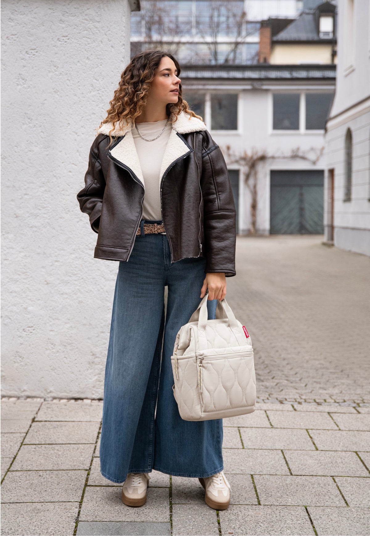 reisenthel Allrounder R Puffer Stone Mochila
