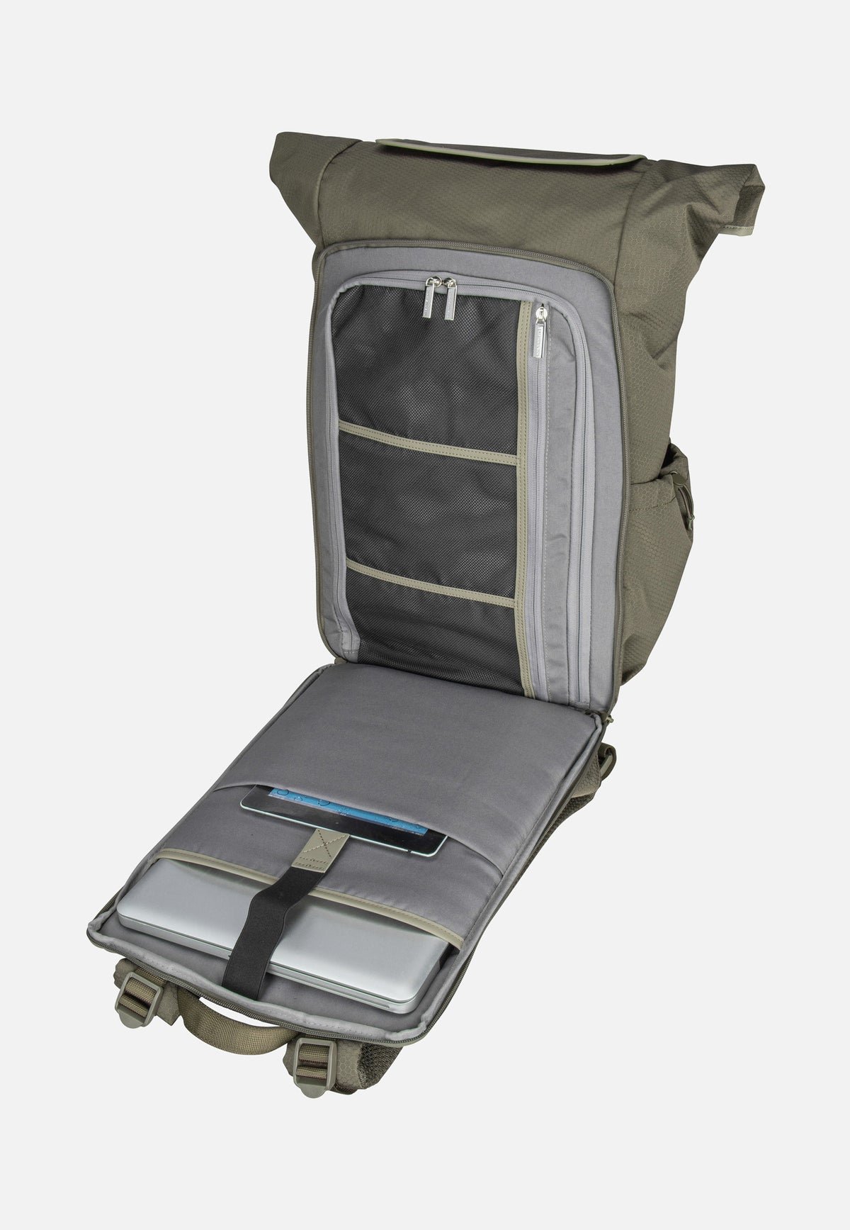 Kapten & Son Banff Forest Green Rolltop Backpack