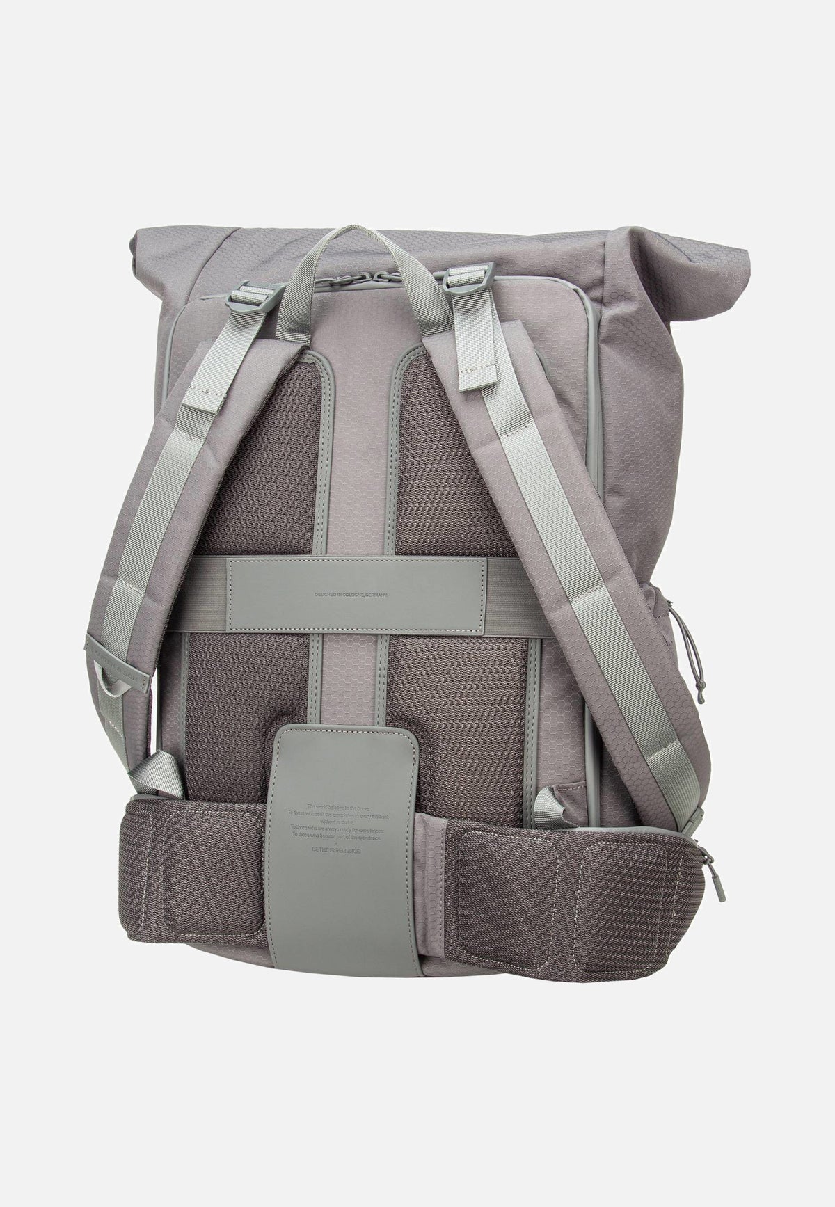 Kapten & Son Banff Stone Grey Rolltop Backpack