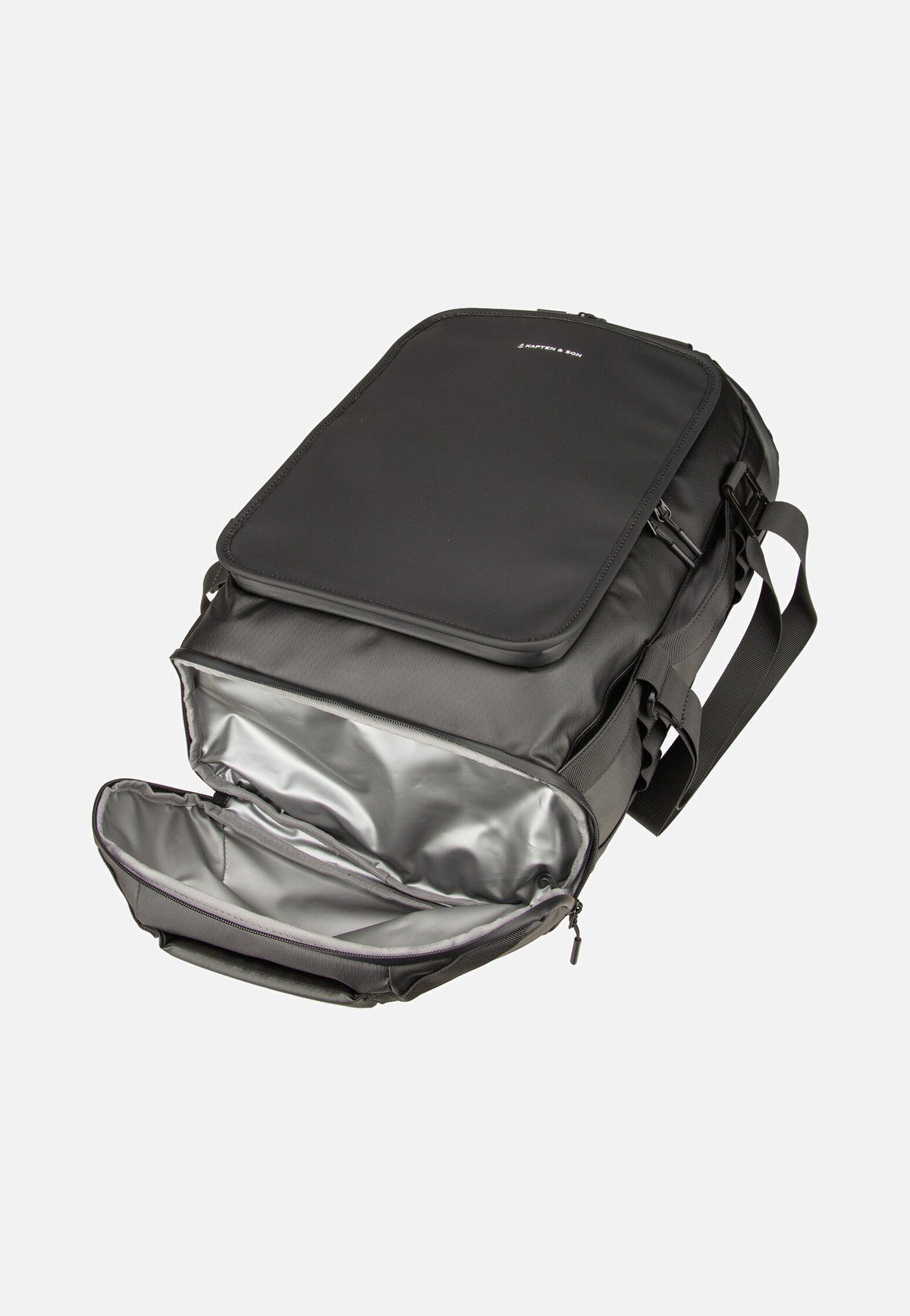 Kapten & Son Lisbon Duffle Backpack S All Black Dufflebag